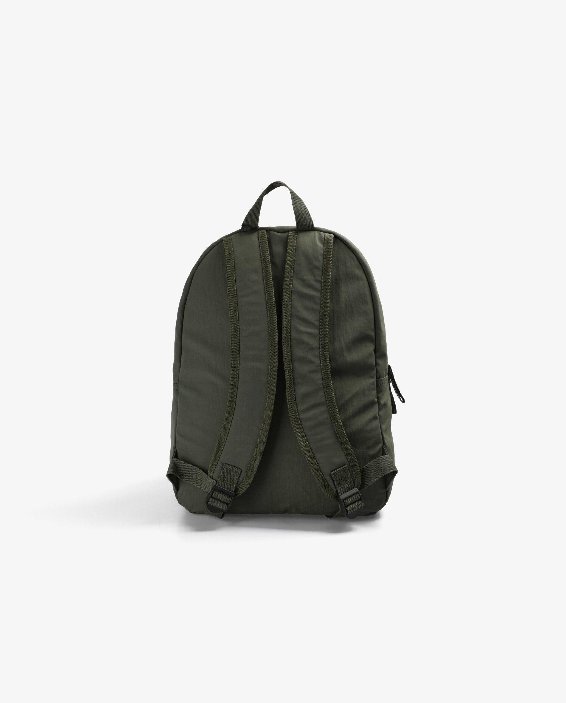 Mochila Infantil em Tecido Resistente com Bolso Frontal Verde-militar-2