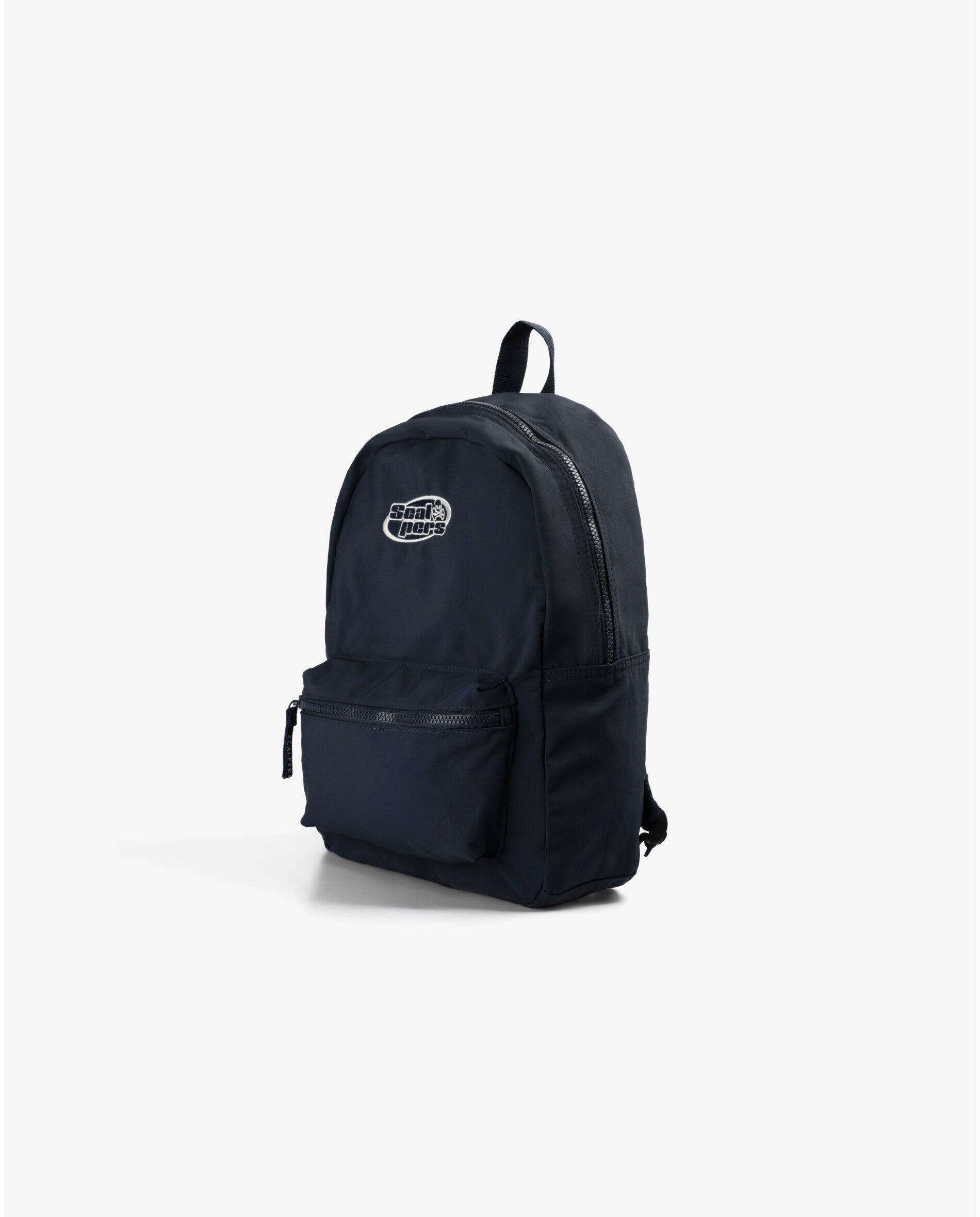 Mochila Infantil em Tecido Resistente com Bolso Frontal Navy-3