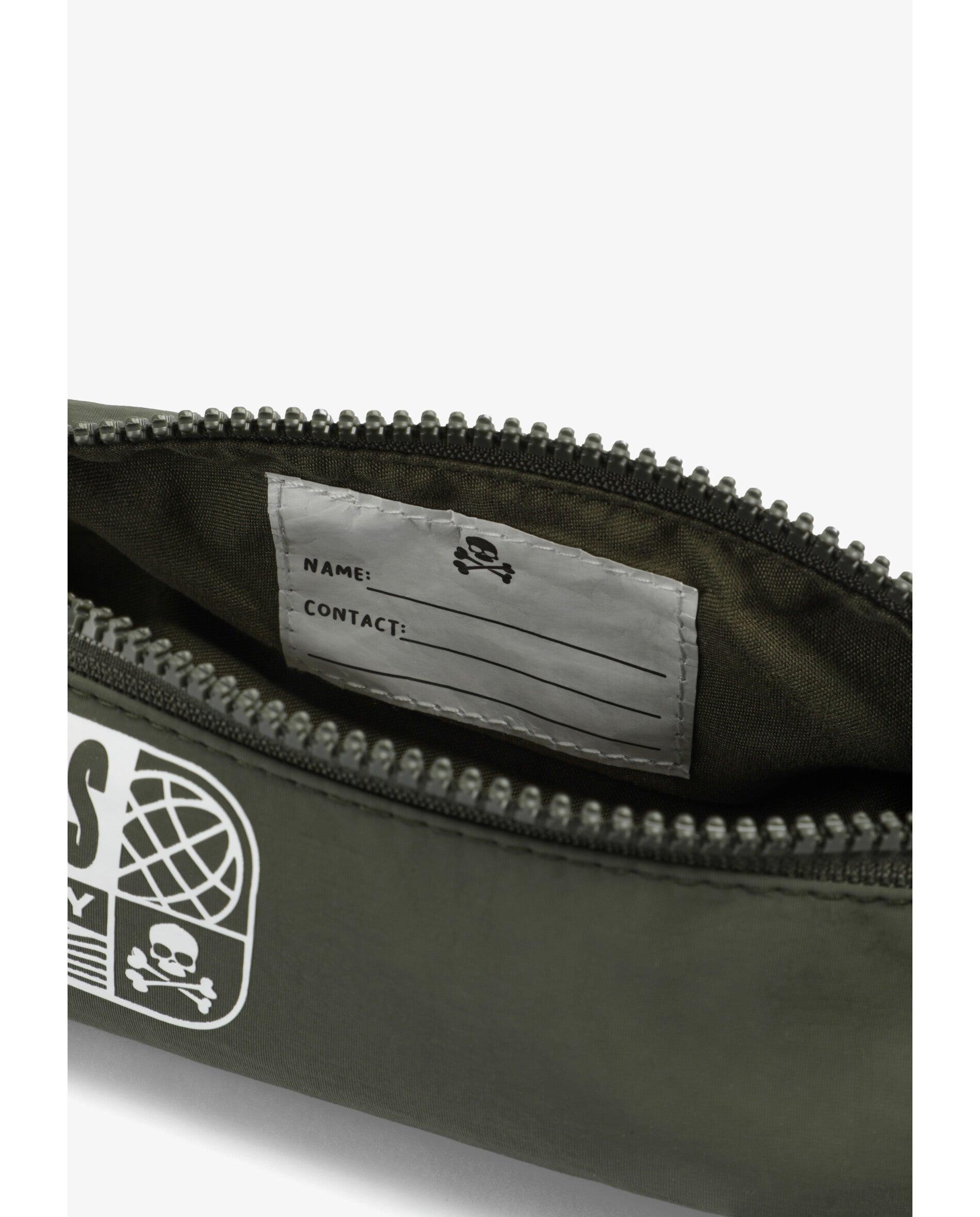 Estojo Infantil em Tecido Resistente com Fecho Zip e Alça Lateral Verde-militar-5