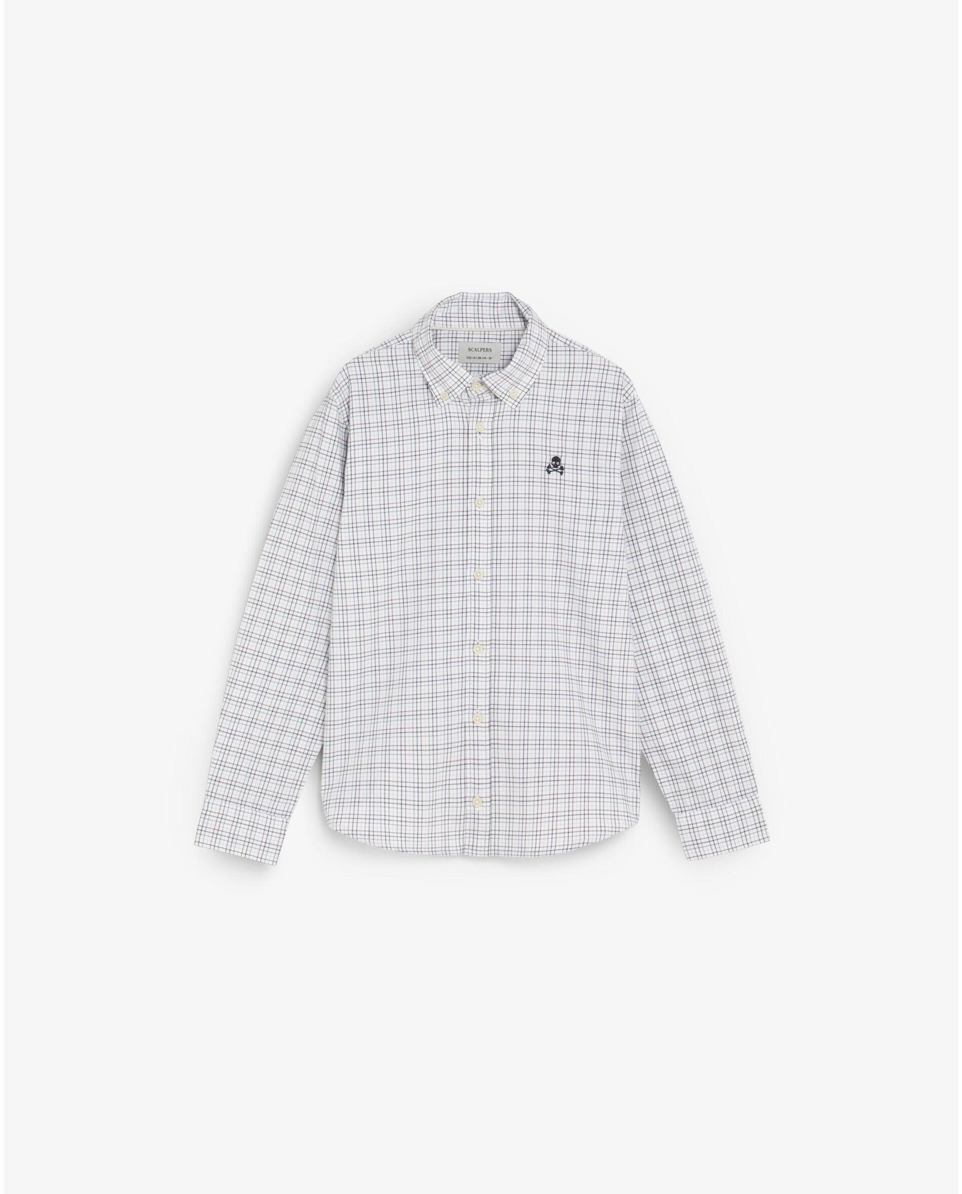 Imagem 0 de Camisa Regular Fit com Estampado Aos Quadrados