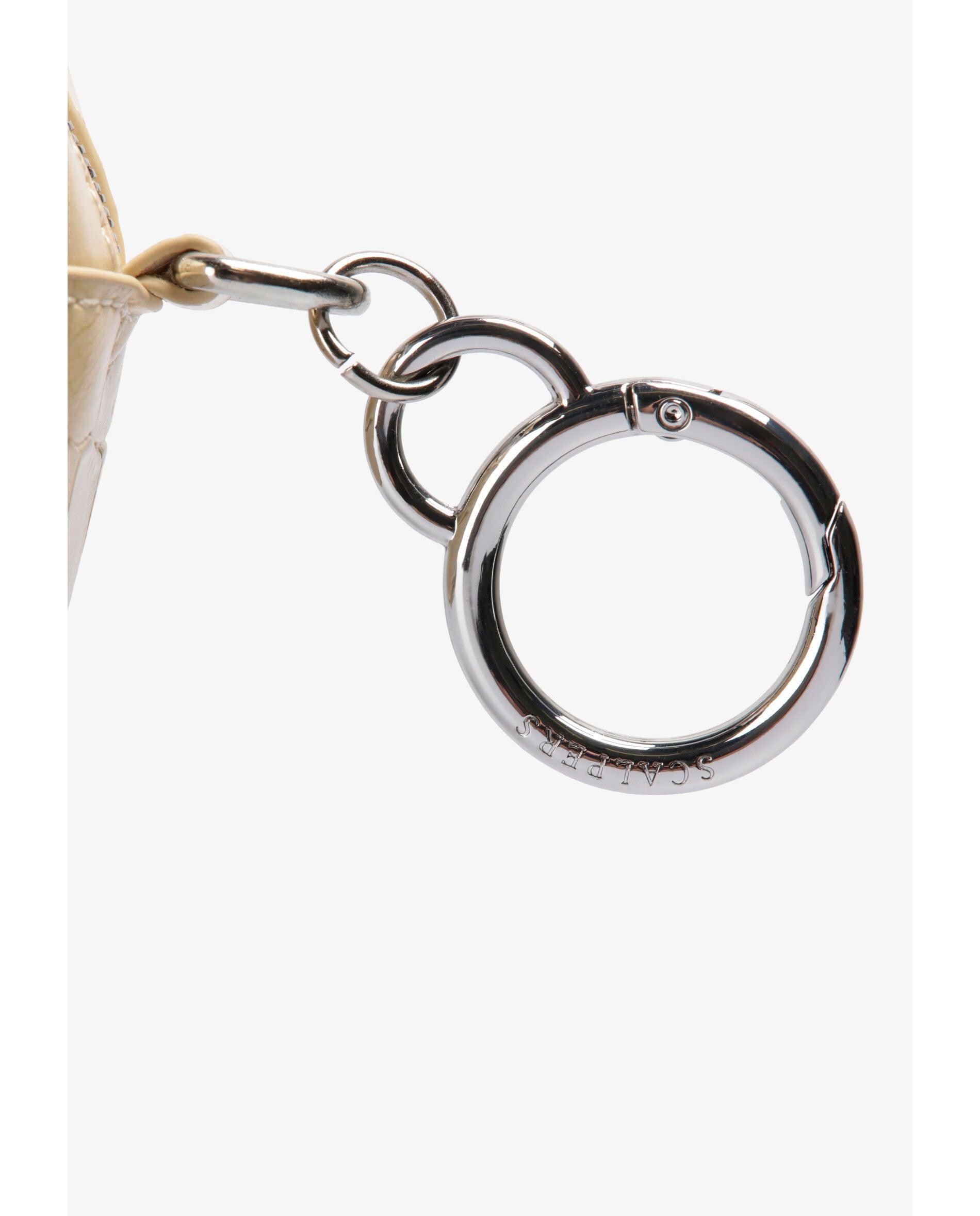 Porta-chaves com Forma de Mala Cru-4