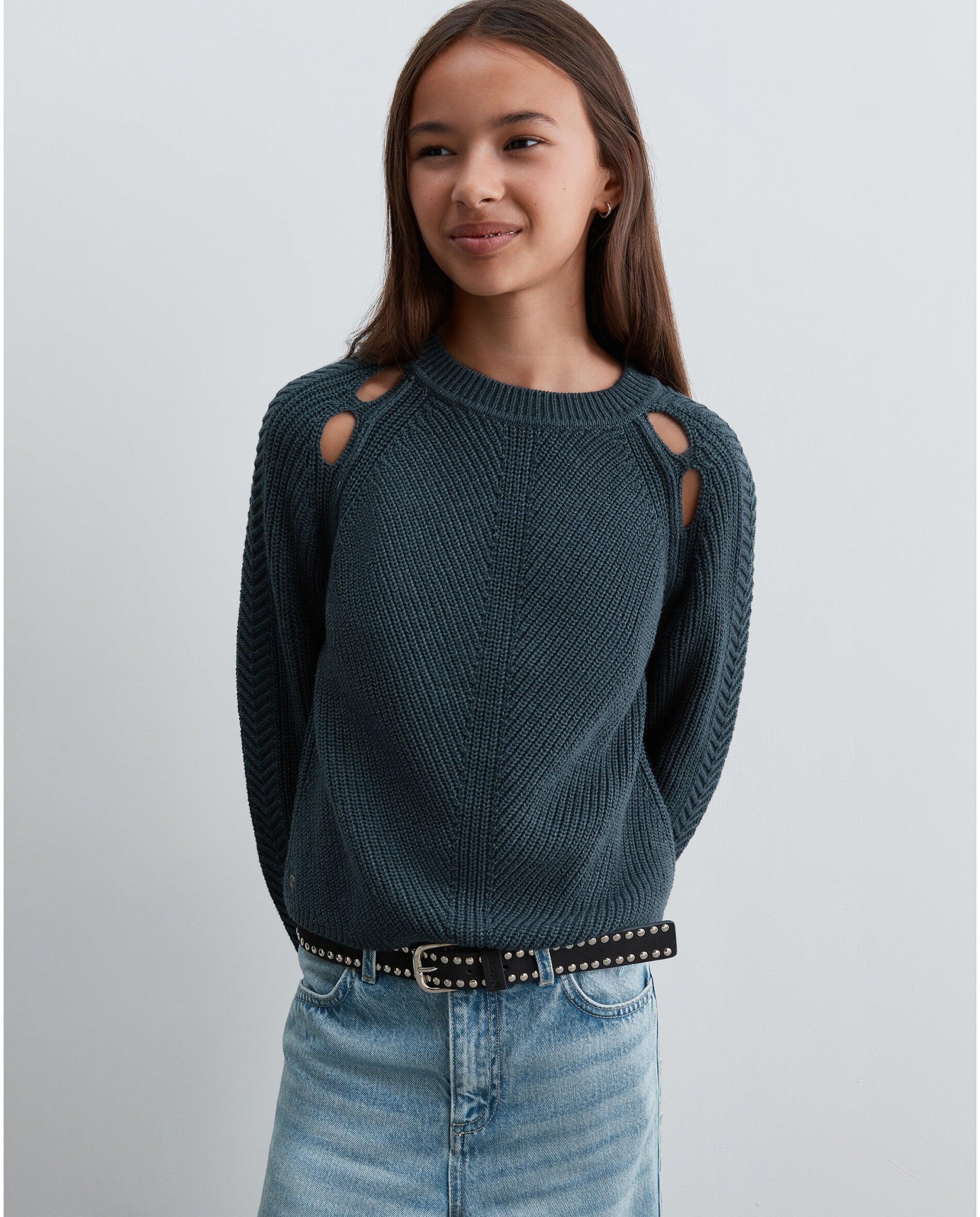 Imagem 0 de Camisola Relaxed Fit com Aberturas nos Ombros