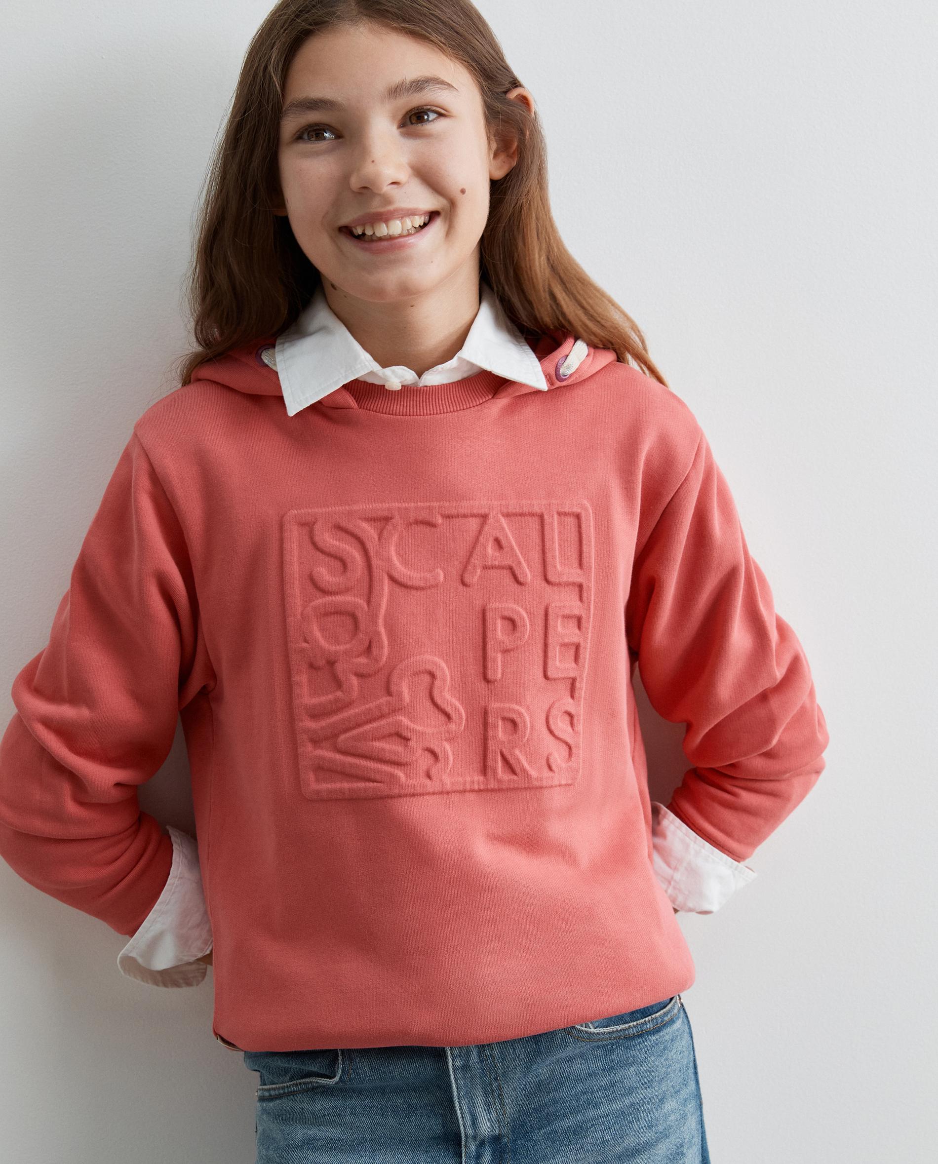 Imagem 0 de Sweatshirt com Capuz Infantil com Detalhe em Relevo Frontal