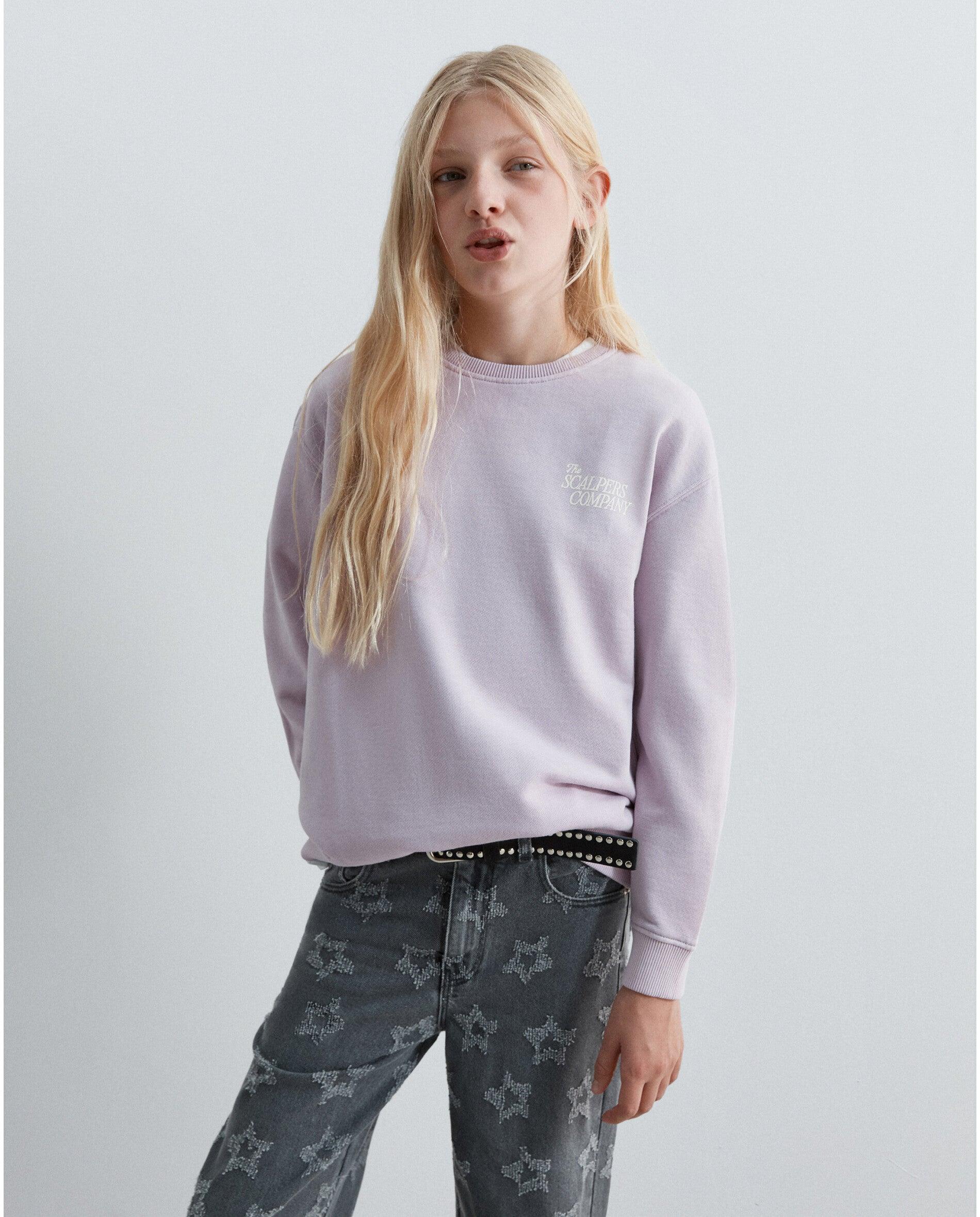 Imagem 0 de Sweatshirt Relaxed Fit com Estampado Posterior Infantil