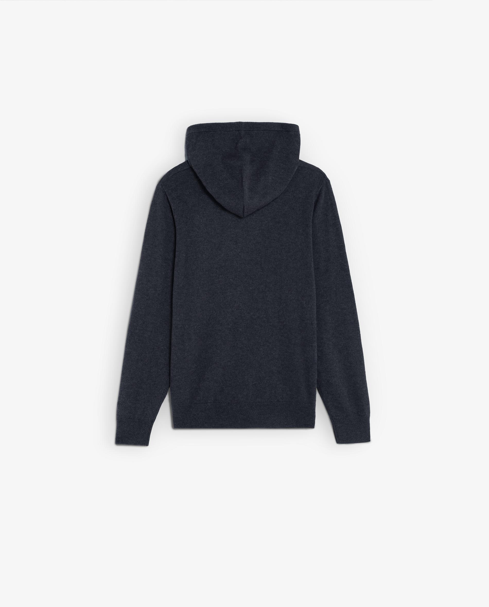 Camisola Infantil de Malha Fina com Capuz Scalpers Navy-2