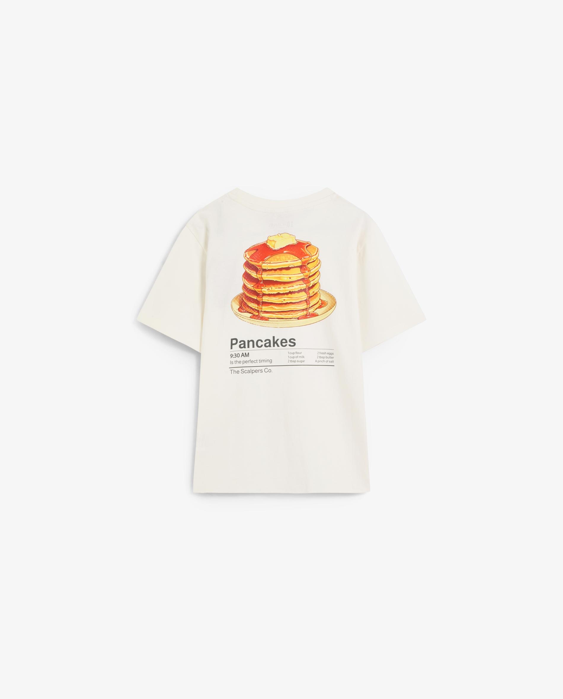 T-shirt Infantil de Manga Curta com Estampado Posterior Scalpers Branco-2
