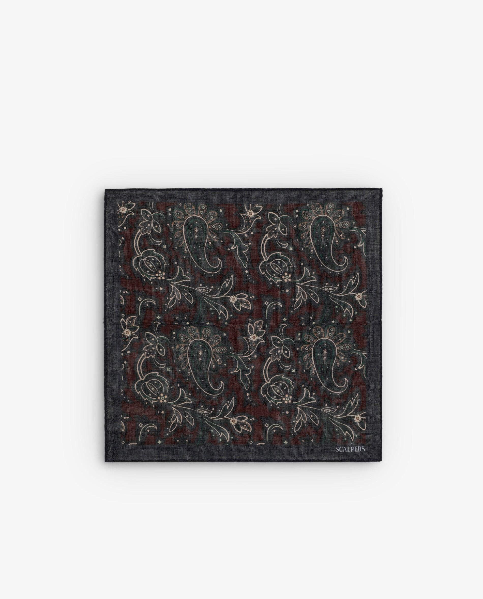 Imagem 0 de Écharpe em Lã e Cashmere com Estampado Paisley