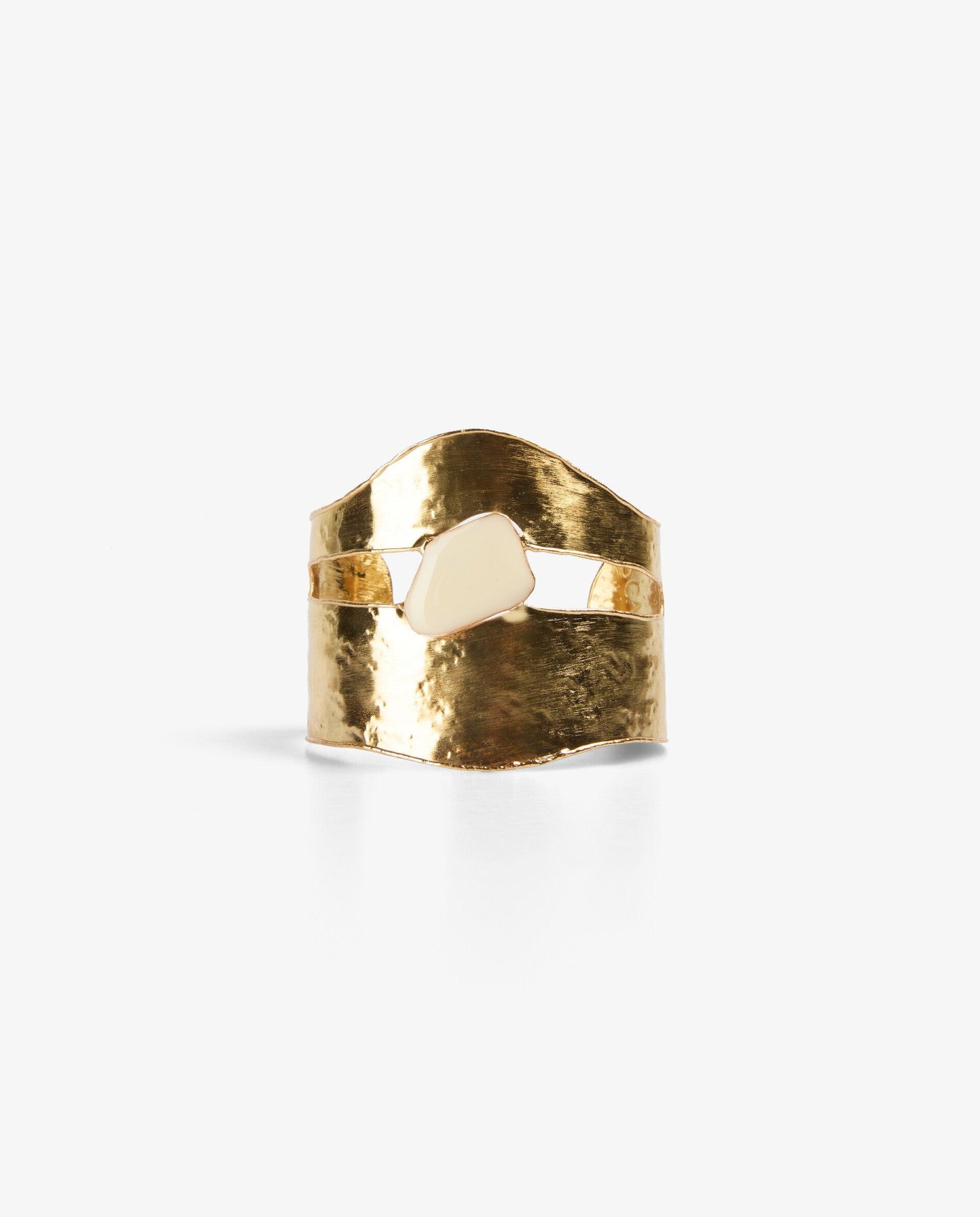 Imagem 0 de Bracelete Texturizado com Pedra Decorativa