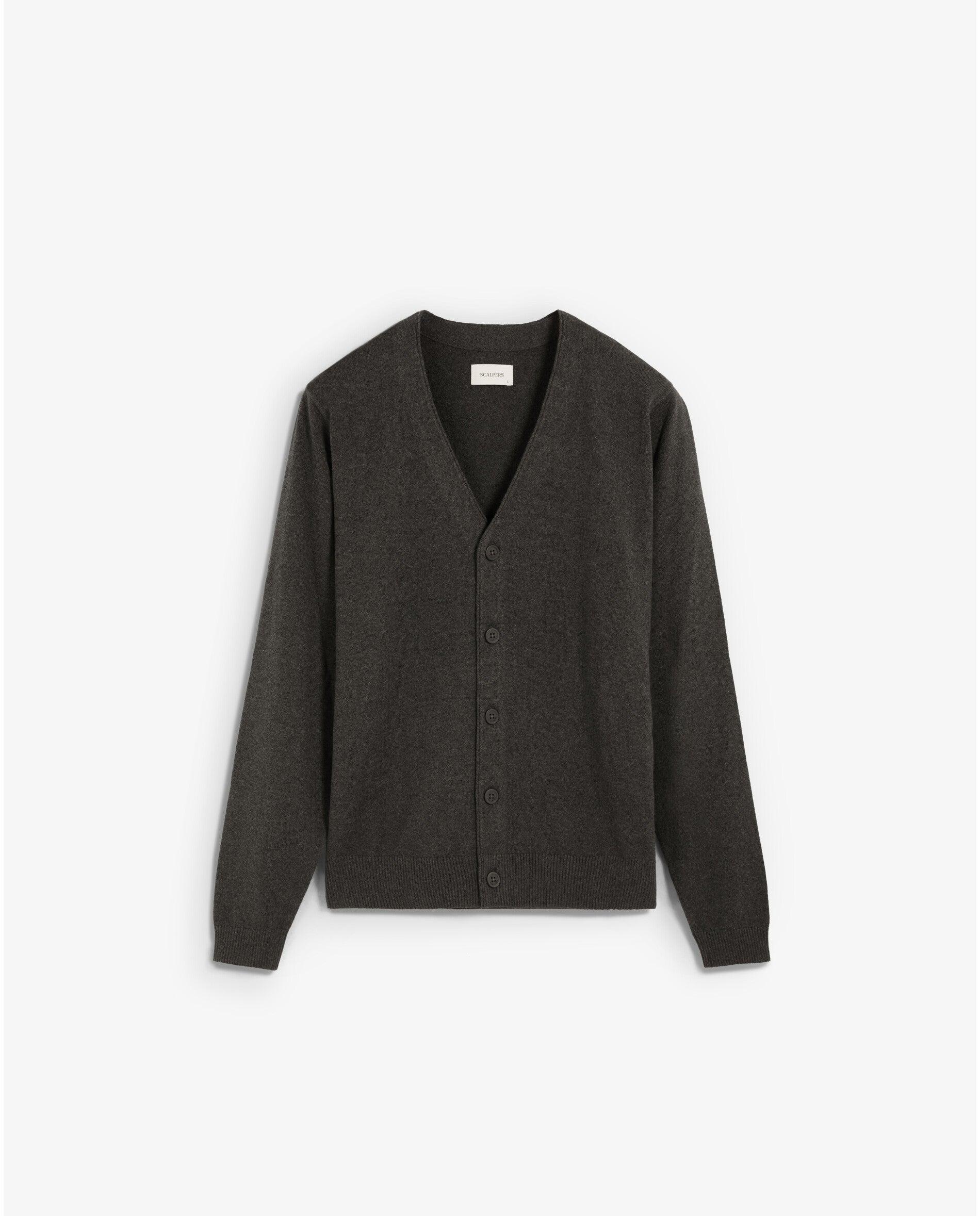 Imagem 0 de Cardigan com Gola em V e Fecho de Botões