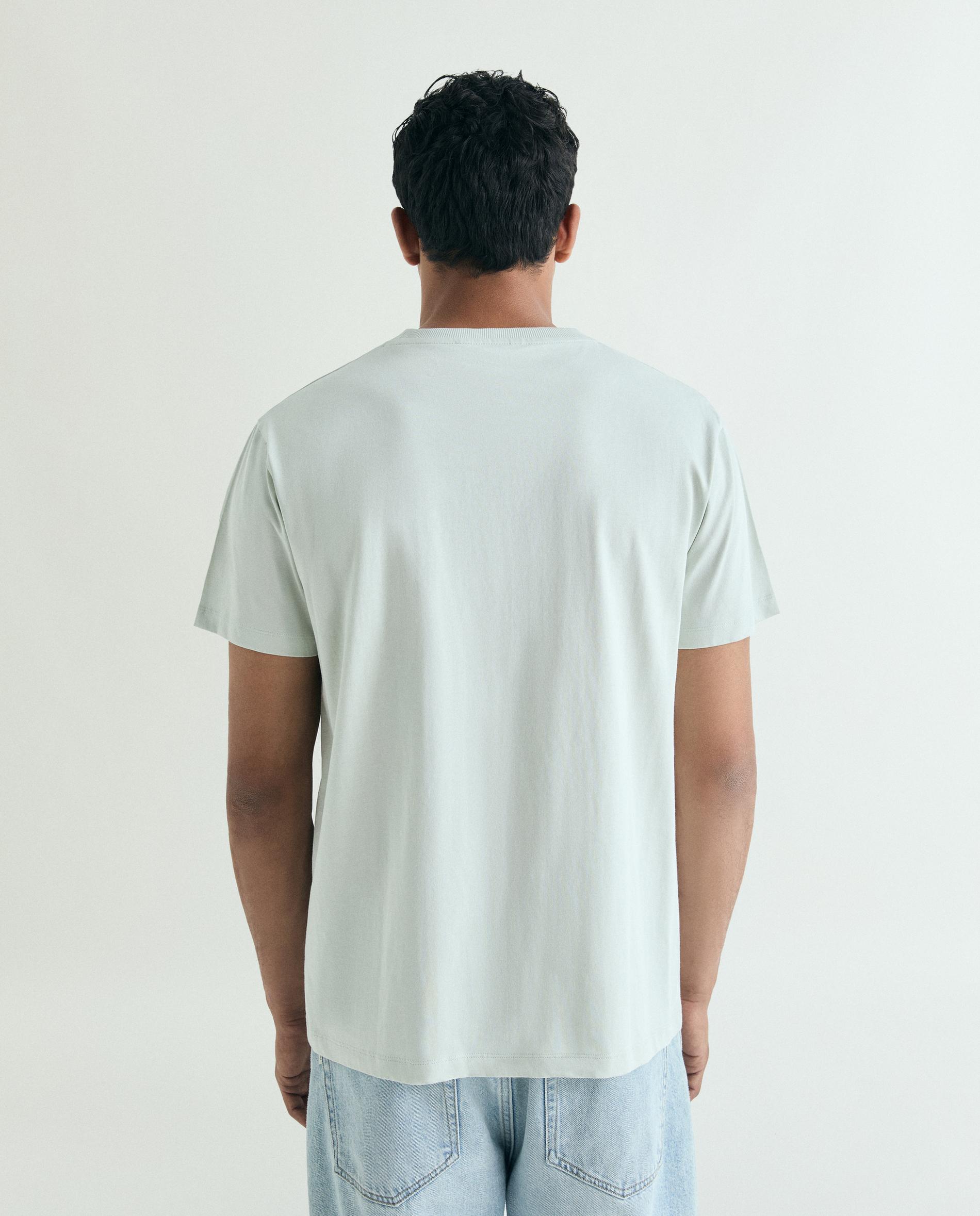 T-shirt de Manga Curta Regular Fit com Logo Frontal Caribe-2