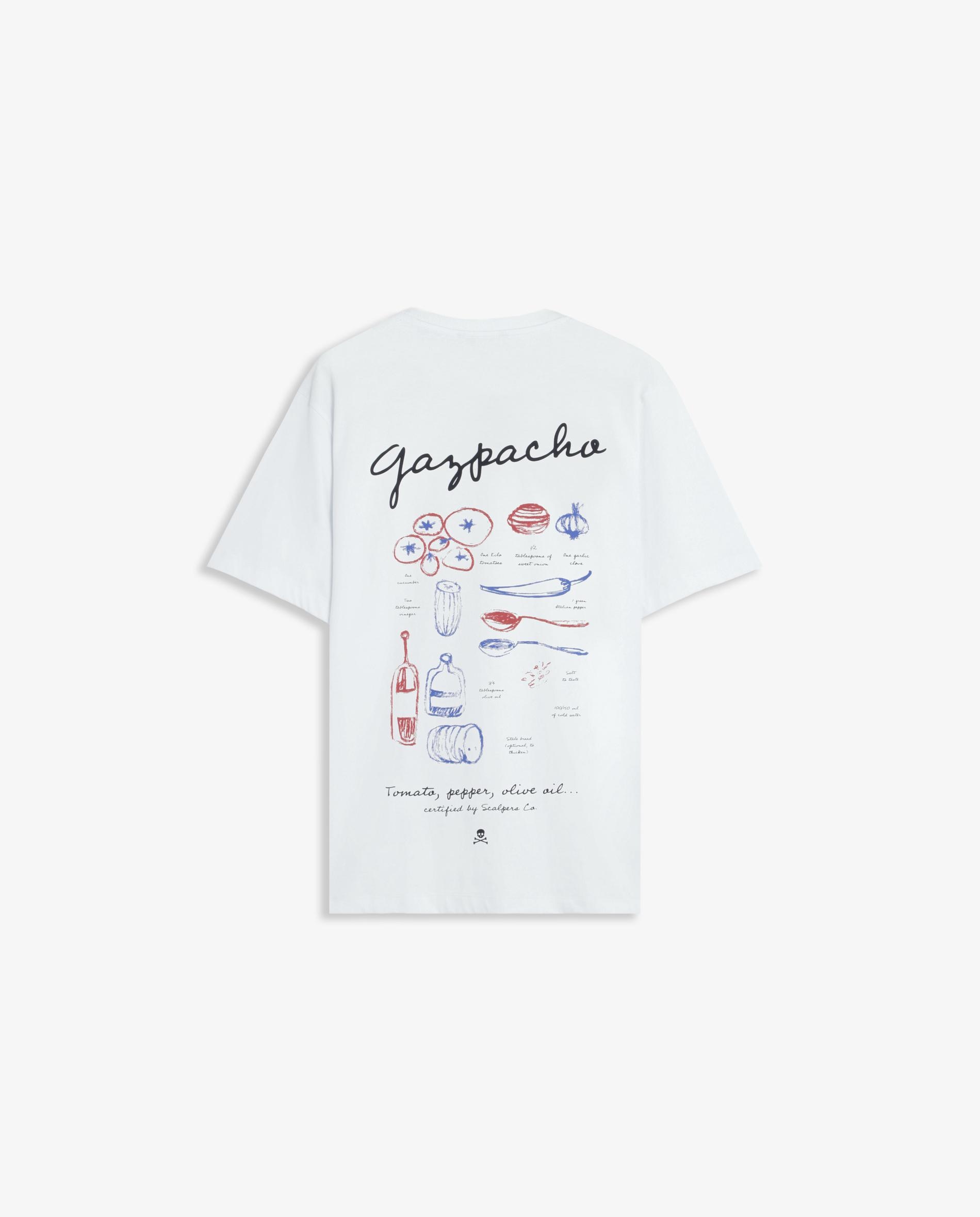 T-shirt de Manga Curta Boxy Fit com Estampado Posterior Branco-5