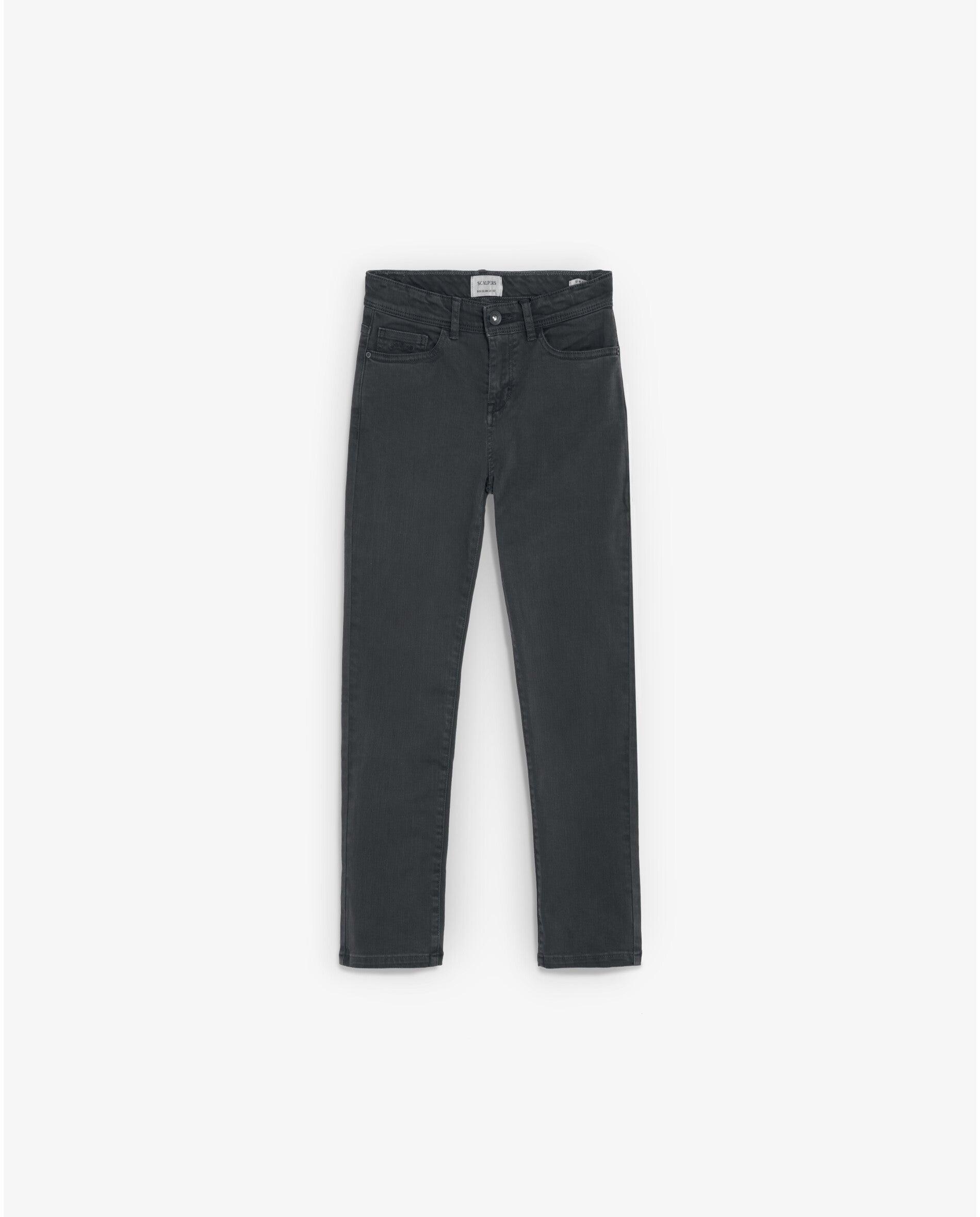 Imagem 0 de Jeans Slim Fit Cinco Bolsos com Presilhas Infantil