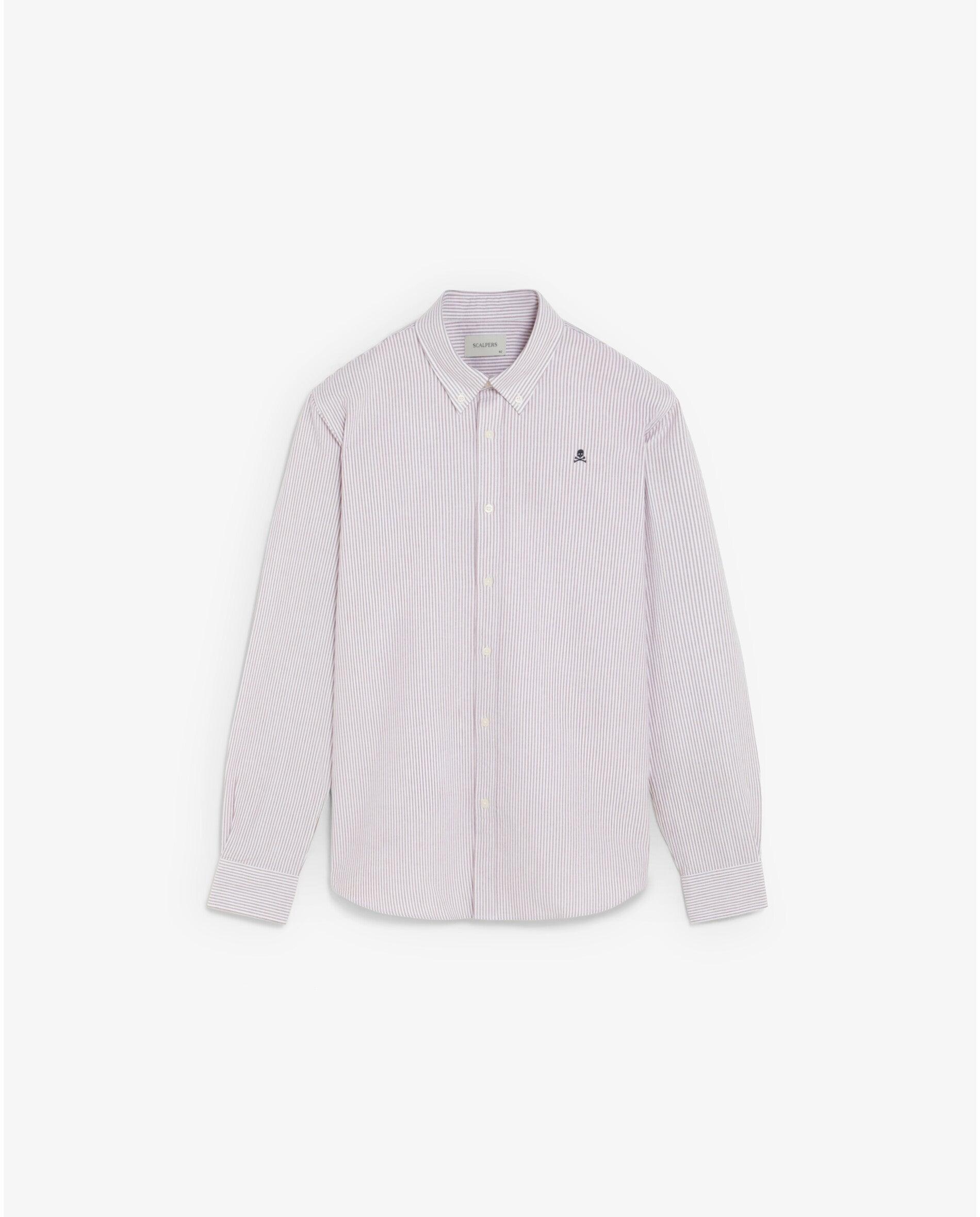 Imagem 0 de Camisa Oxford Regular Fit Às Riscas