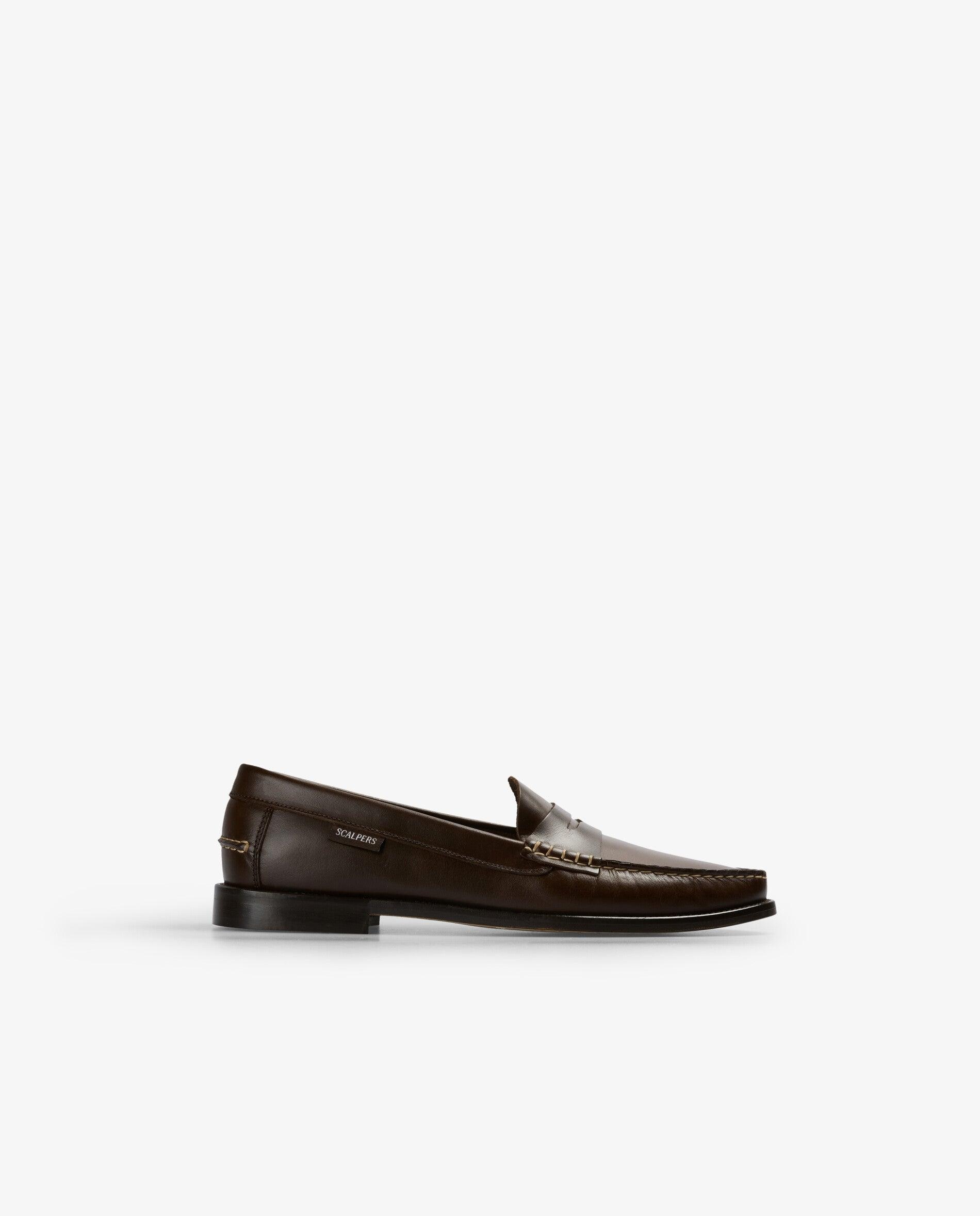 Imagem 0 de Mocassins Formal de Pele com Travessão