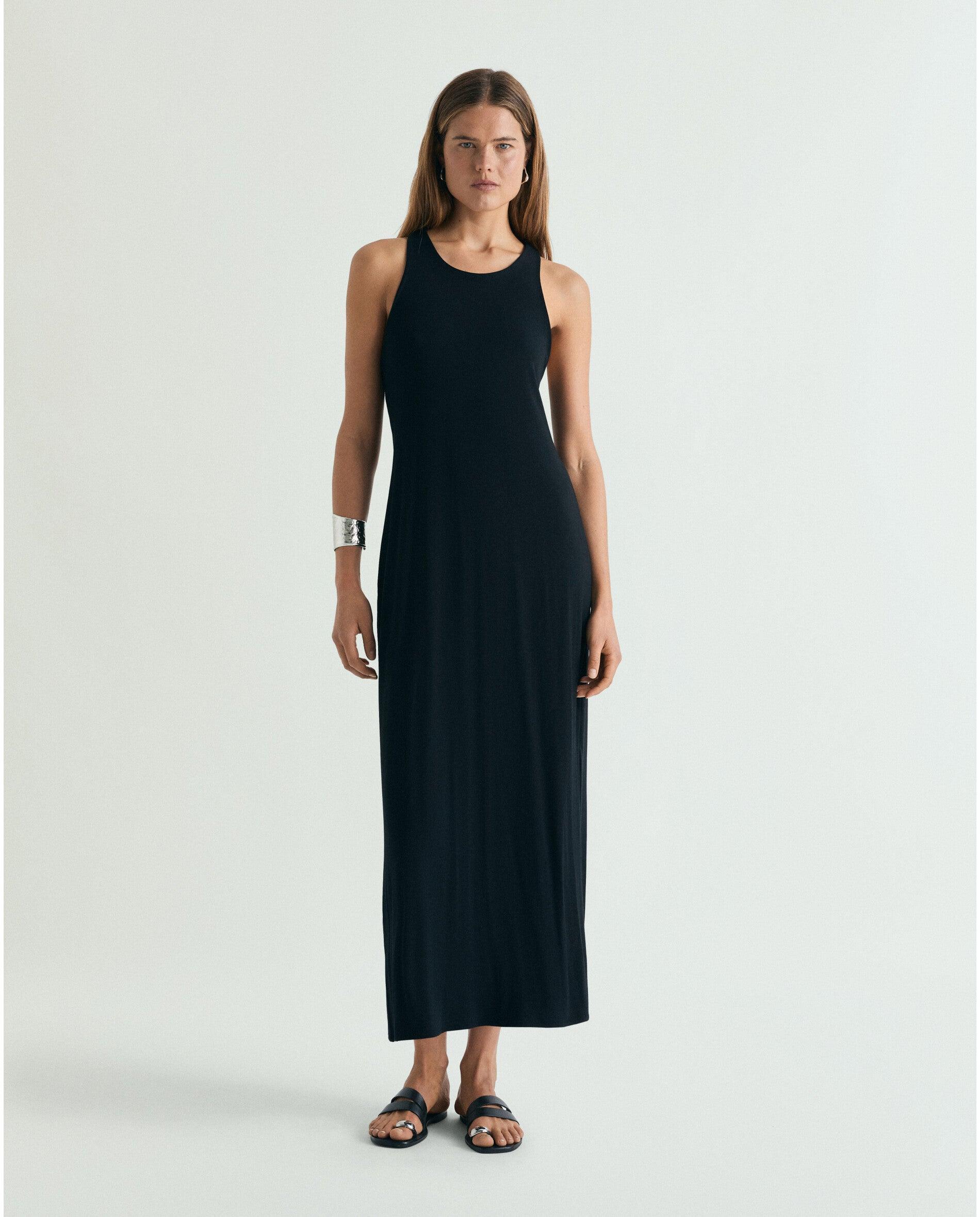 Imagem 0 de Vestido Midi com Alças Cruzadas nas Costas