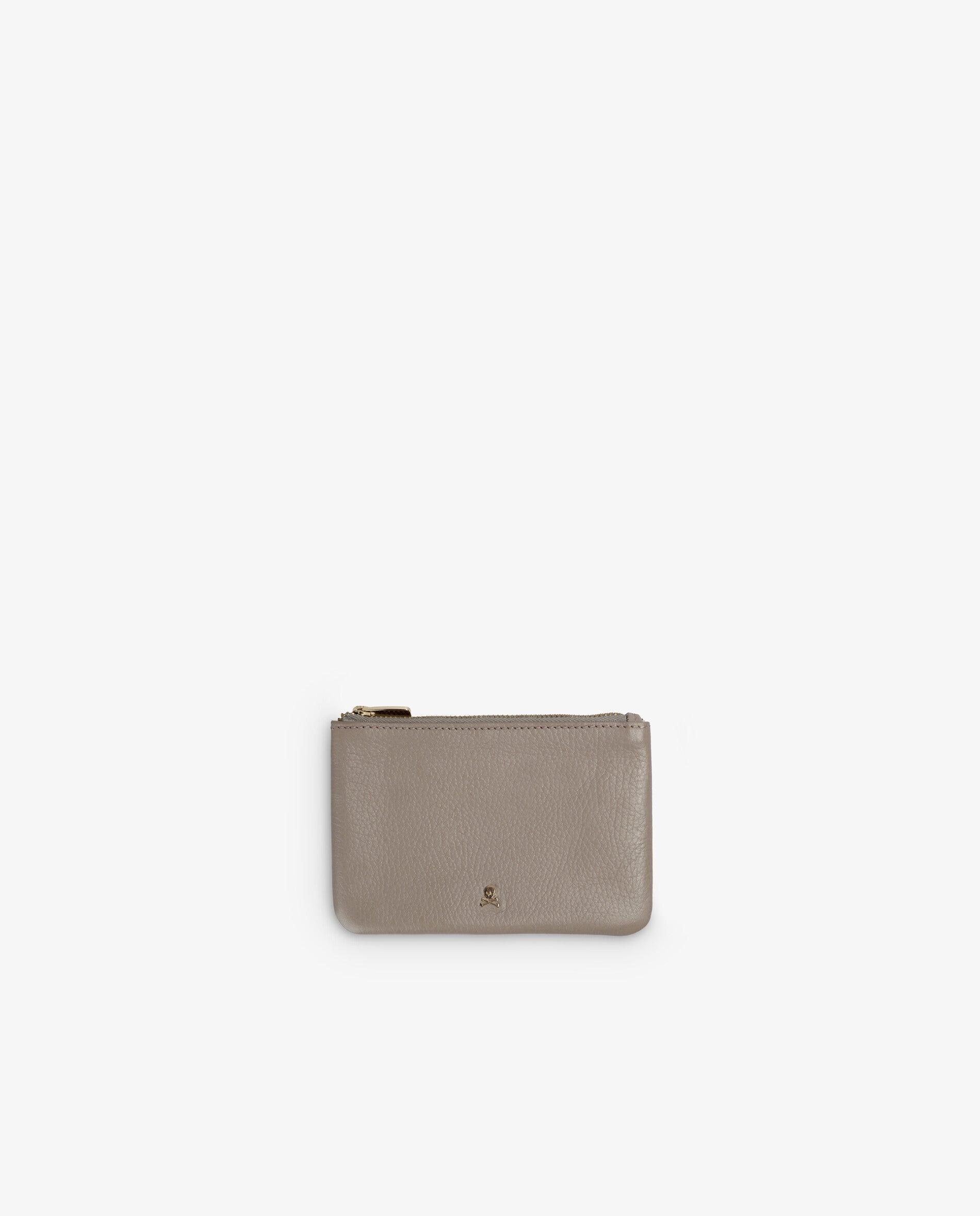 Imagem 0 de Porta-moedas em Pele com Fecho Zip