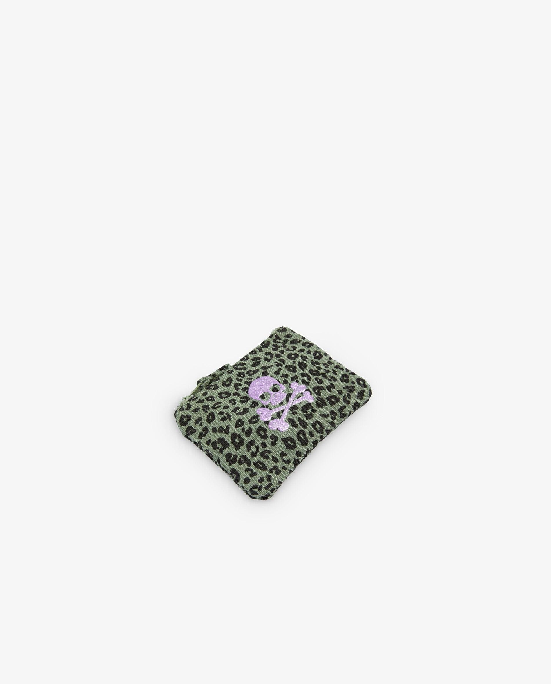 Porta-moedas Infantil Estampado com Fecho Zip Scalpers Caqui-3