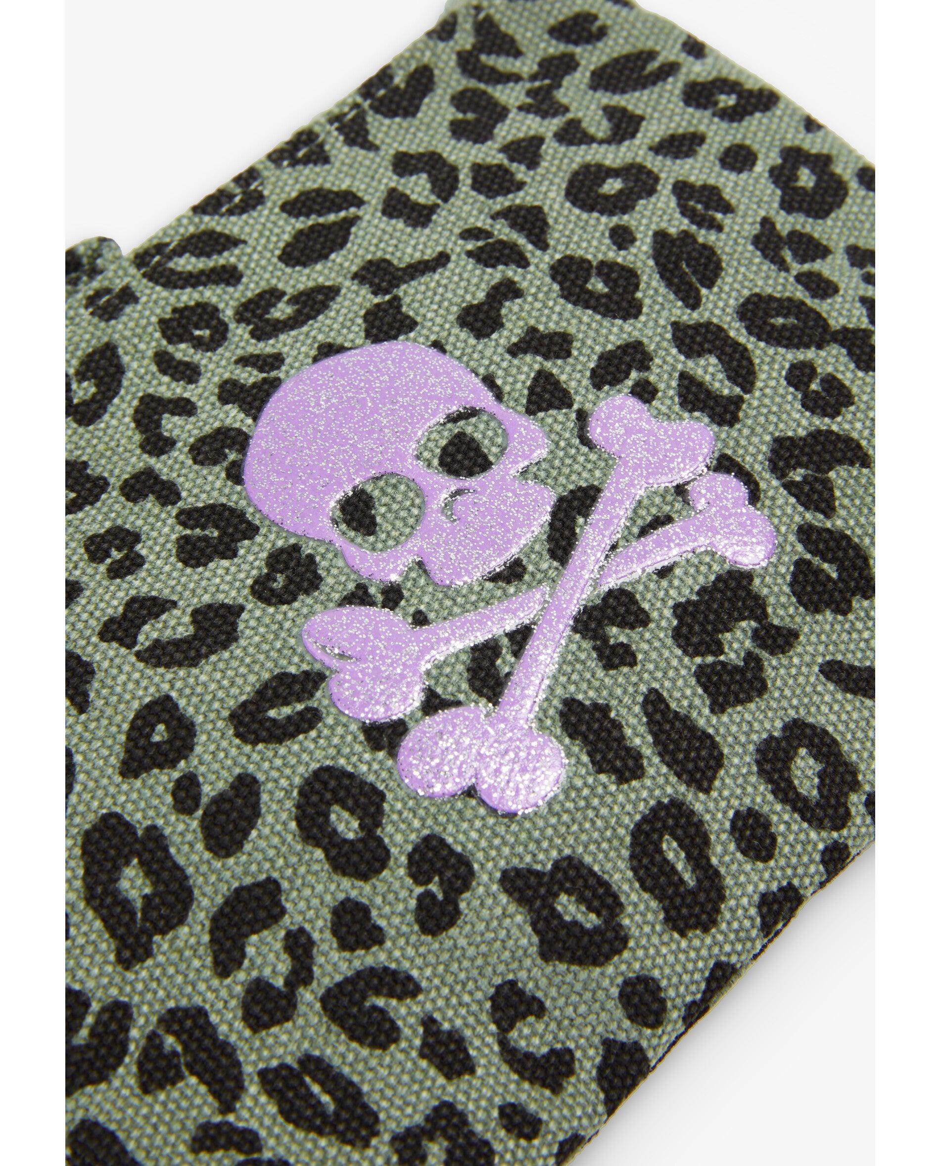 Porta-moedas Infantil Estampado com Fecho Zip Scalpers Caqui-4