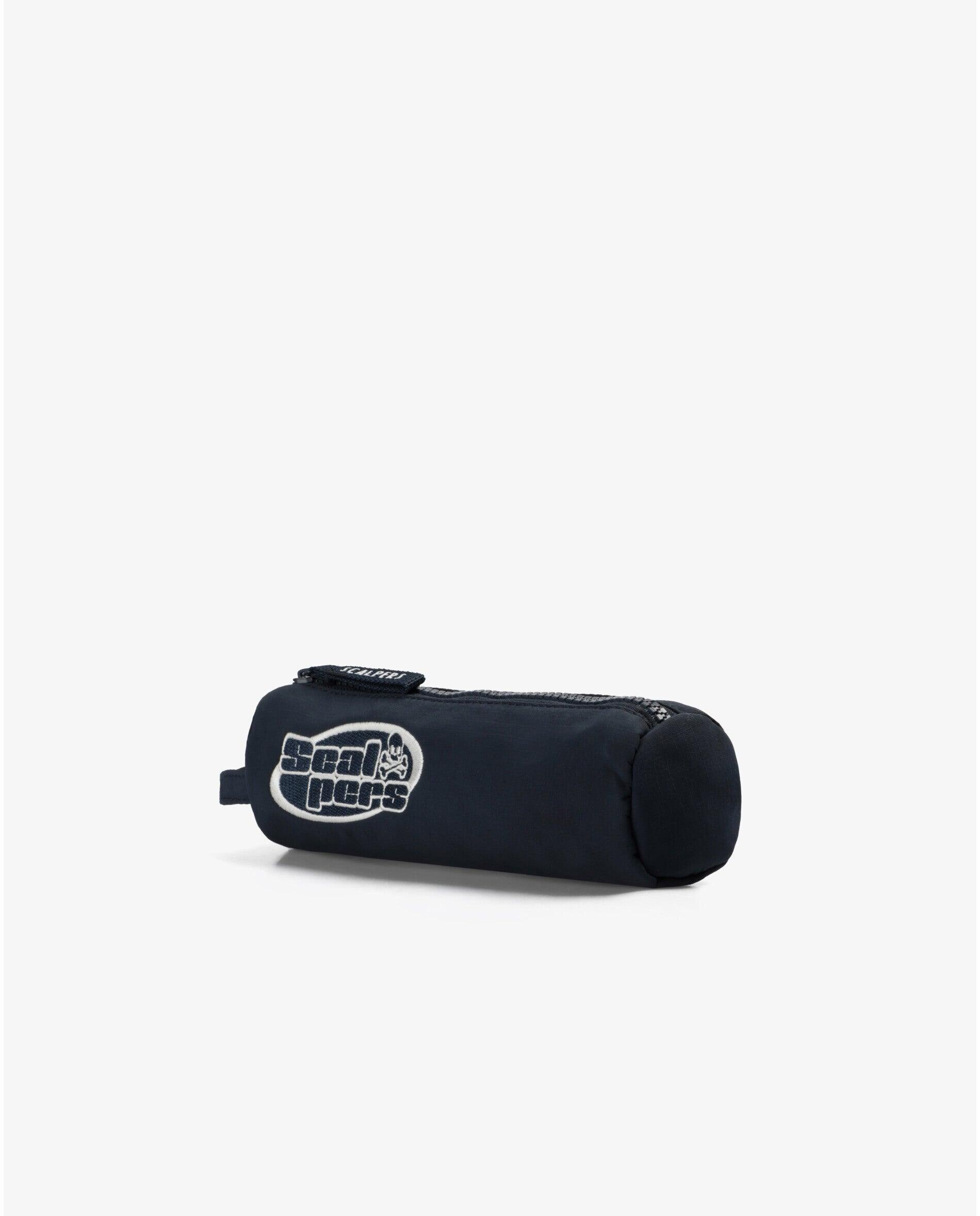 Estojo Infantil em Tecido Resistente com Fecho Zip e Alça Lateral Navy-3