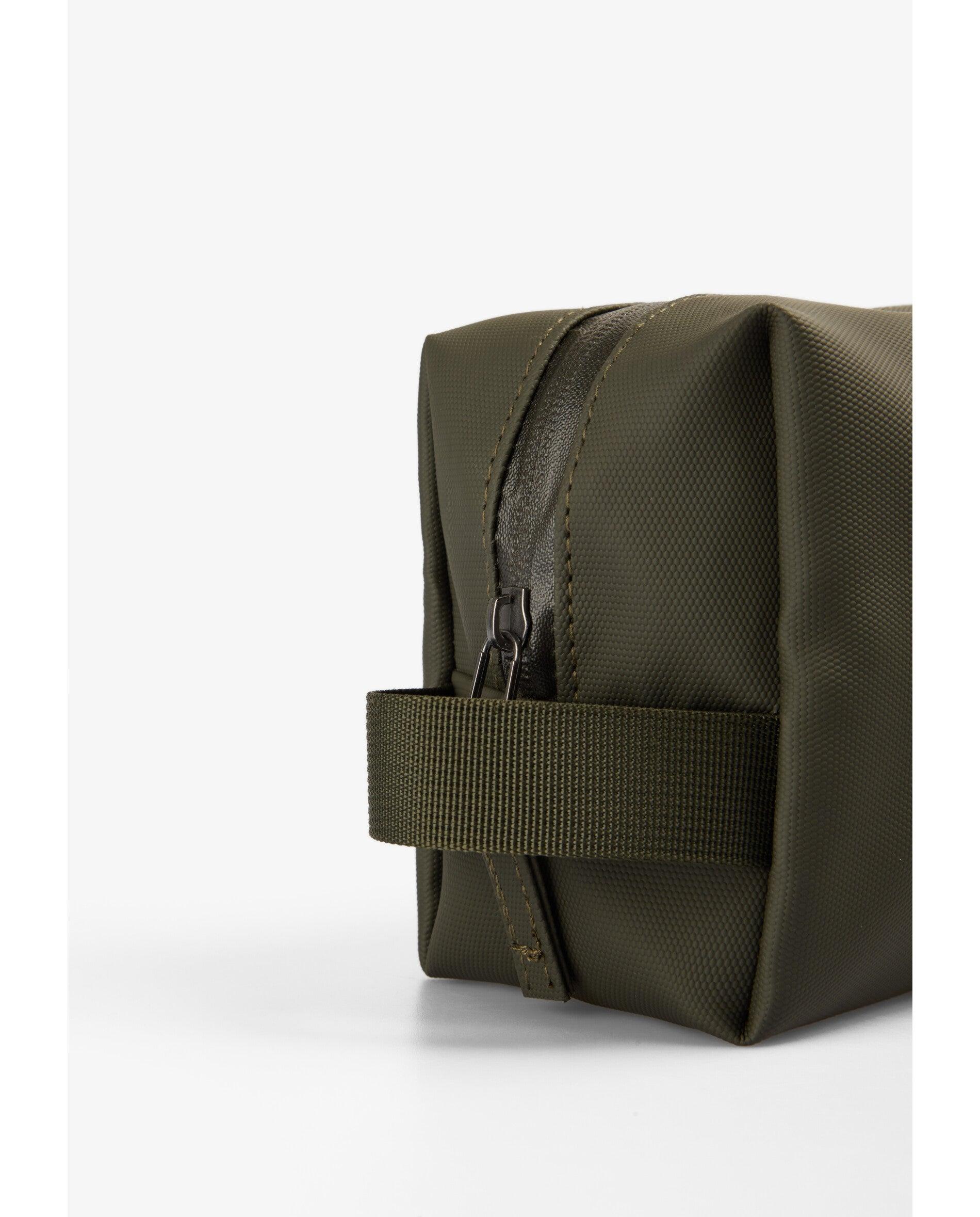 Necessaire Infantil com Desenho Frontal e Alça Lateral Caqui-5