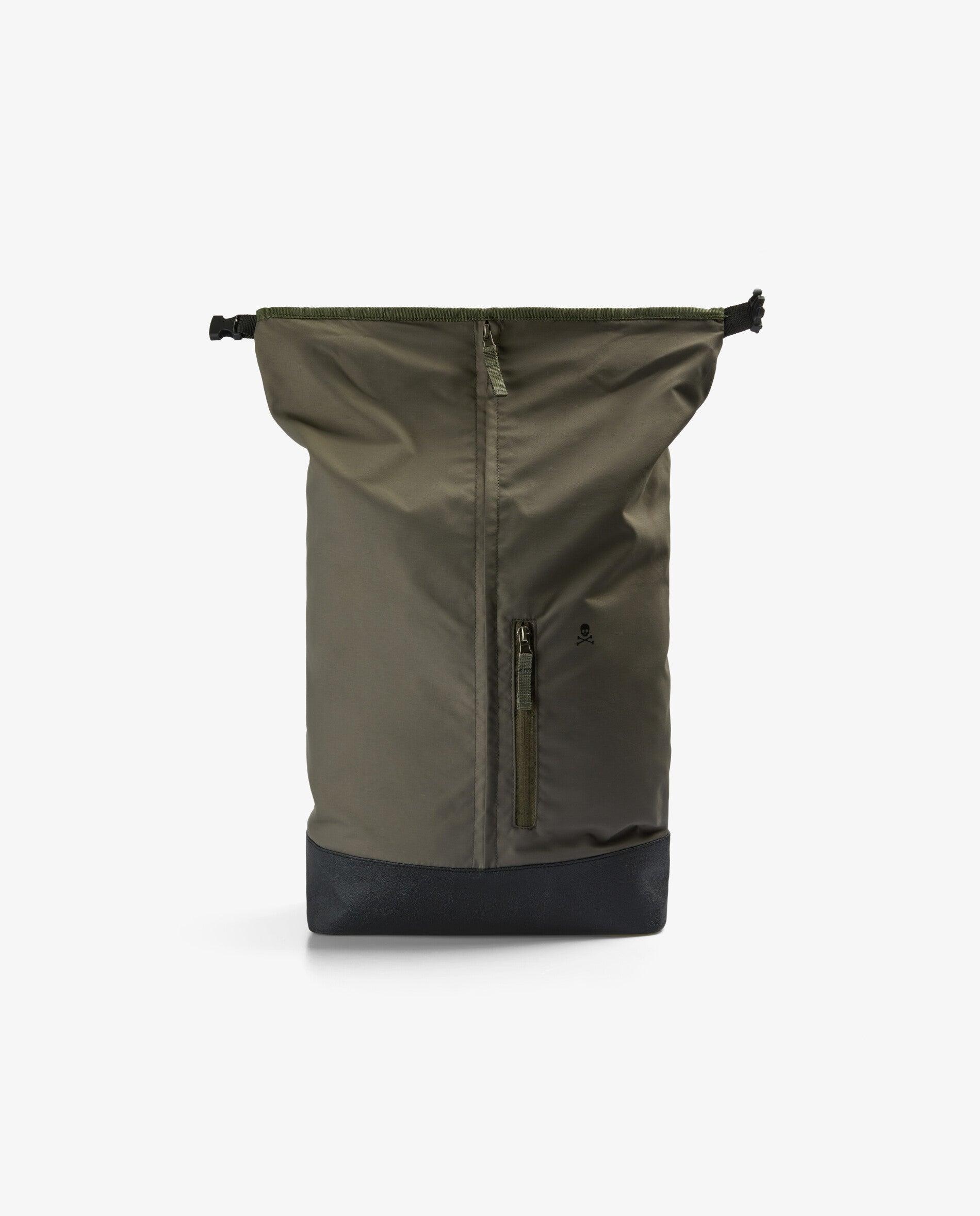 Mochila em Tecido Técnico com Compartimento para Portátil Taupe-4