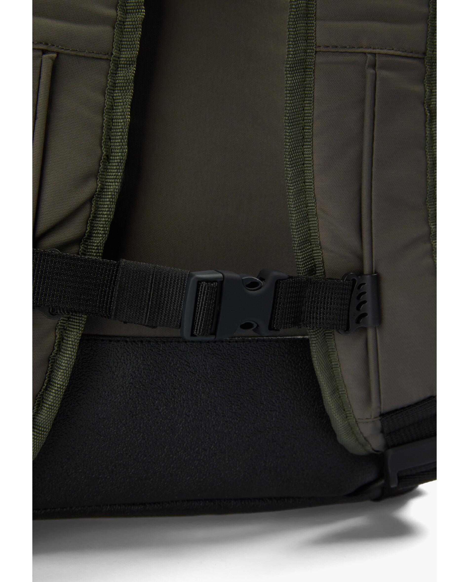 Mochila em Tecido Técnico com Compartimento para Portátil Taupe-7