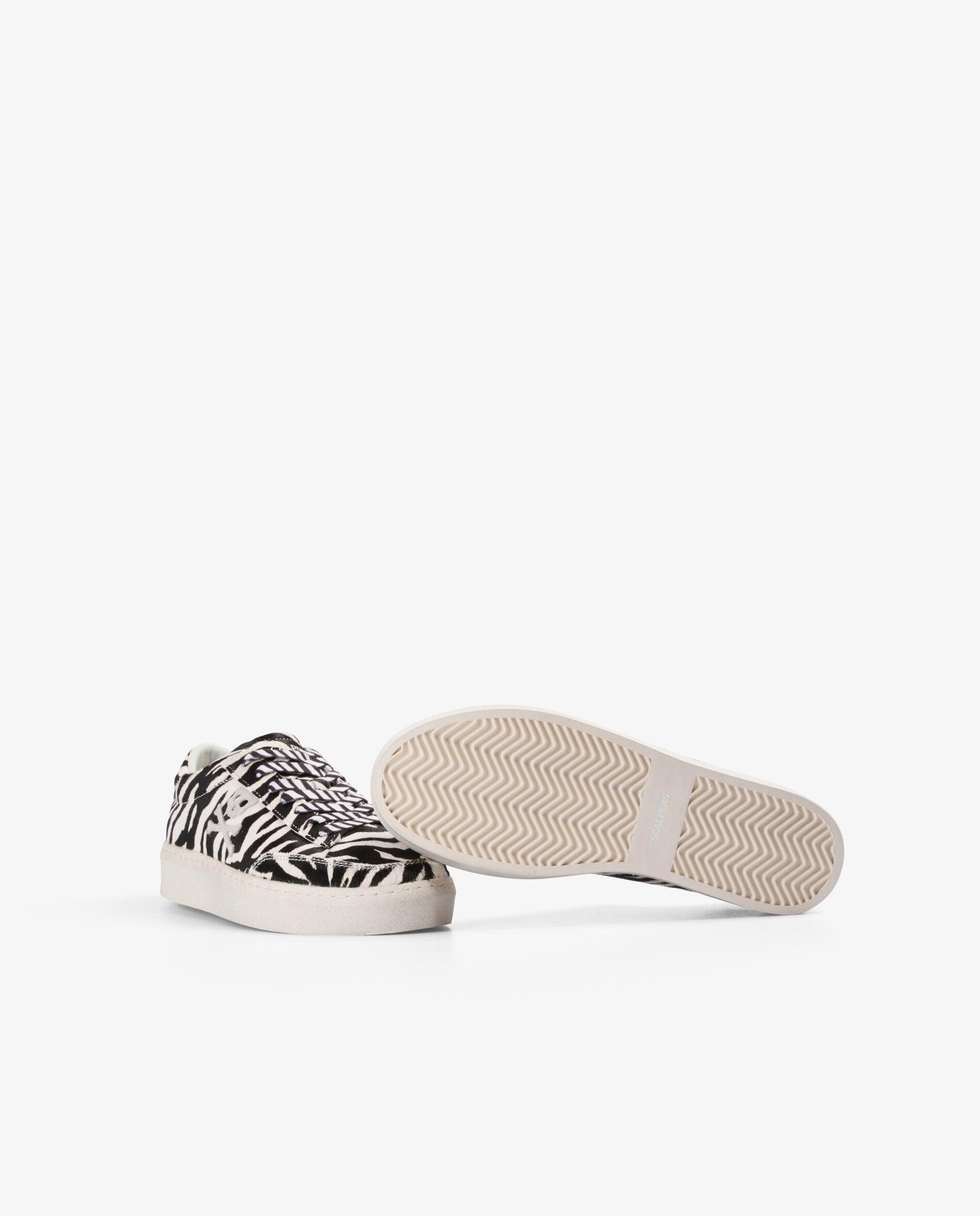Sapatilhas Retro em Tecido Animal Print de Pelo Multicolor-3