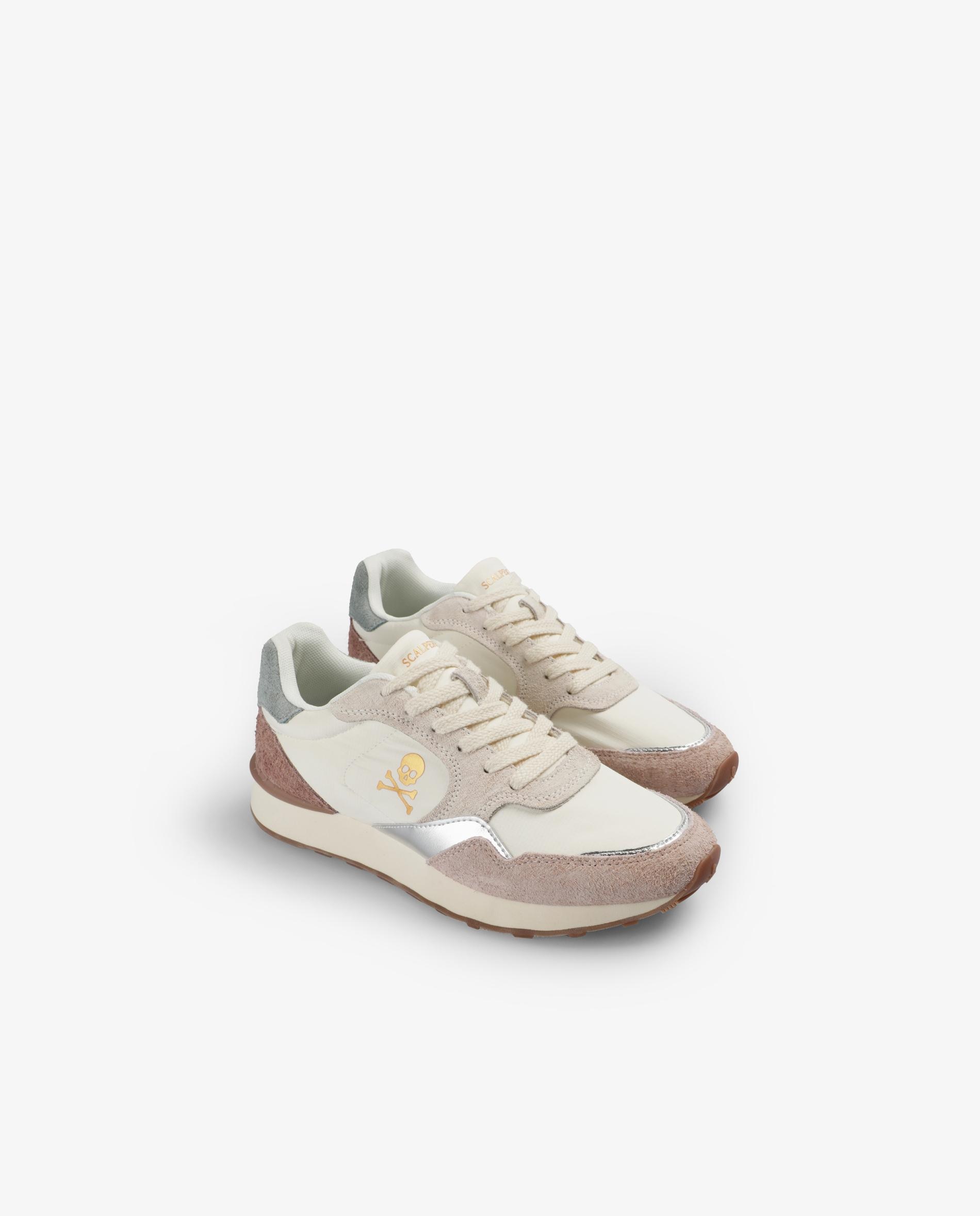 Sapatilhas Desportivas Combinadas com Peças Laterais em Contraste Multicolor-2