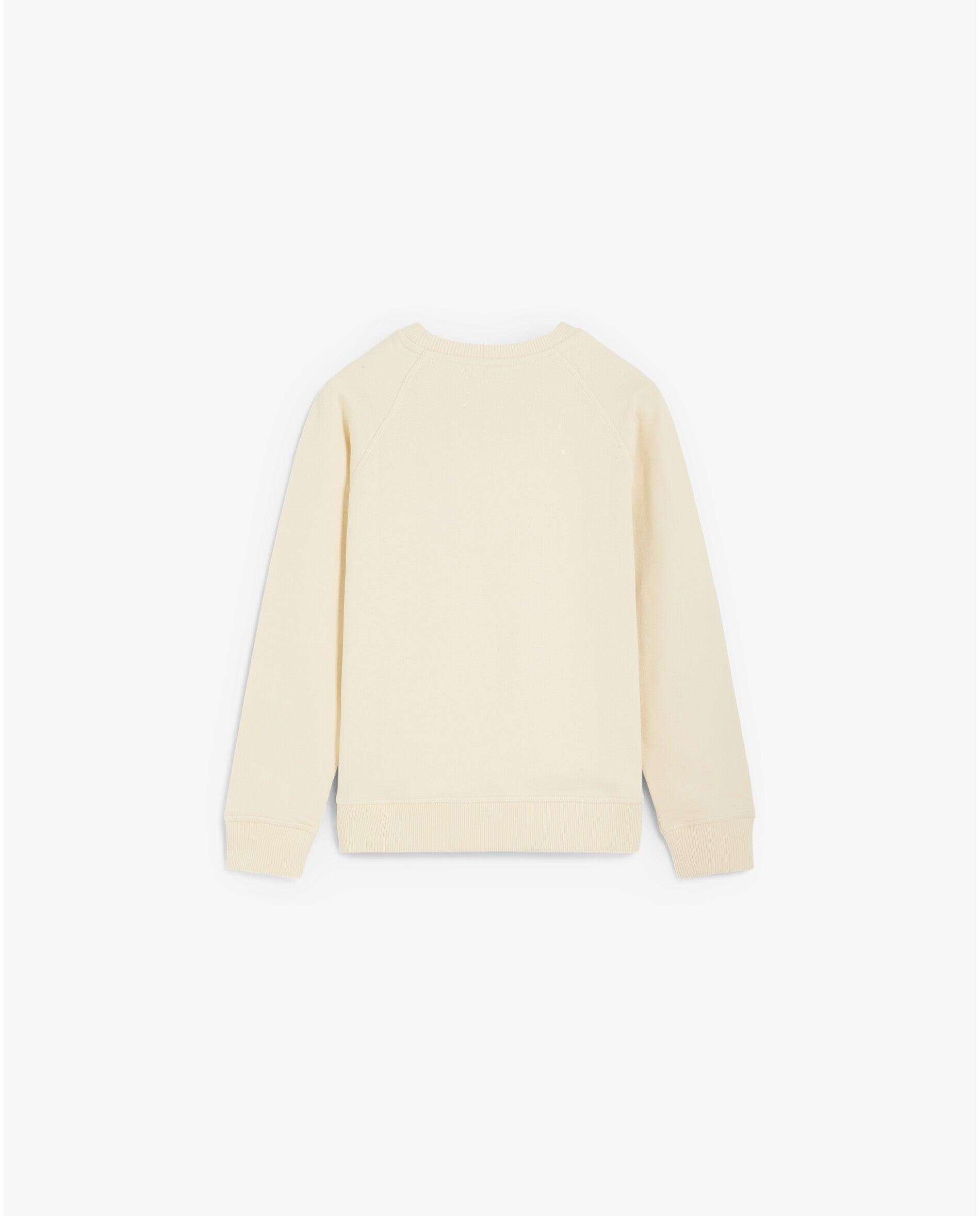 Sweatshirt Infantil com Gola Redonda e Patch Frontal em Forma de Caveira Branco-marfim-6