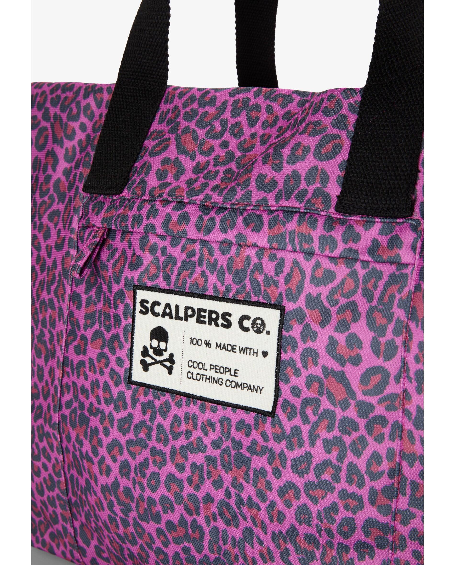 Mala de Viagem Infantil Animal Print com Bolso Frontal Fúcsia-4