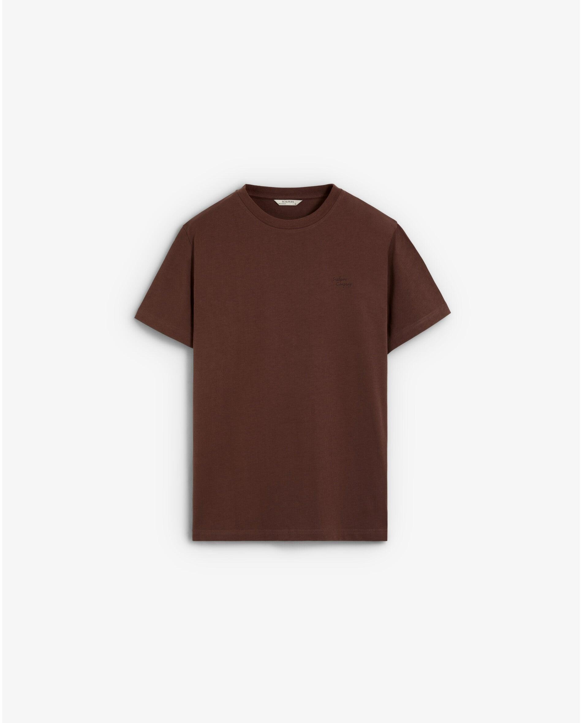 Imagem 0 de T-shirt de Manga Curta em Algodão com Gola Redonda