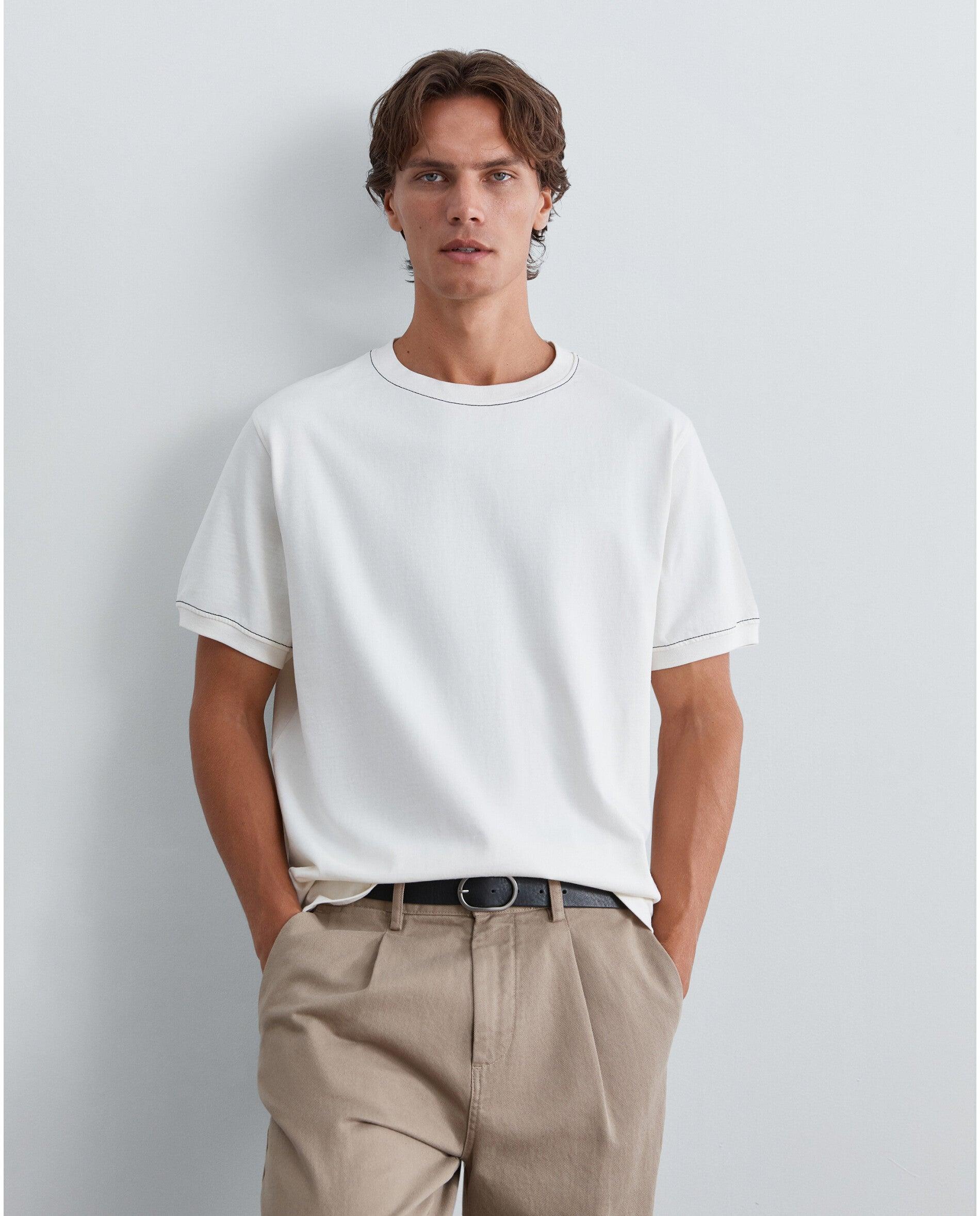 Imagem 0 de T-shirt de Manga Curta Relaxed Fit de Alto Gramagem