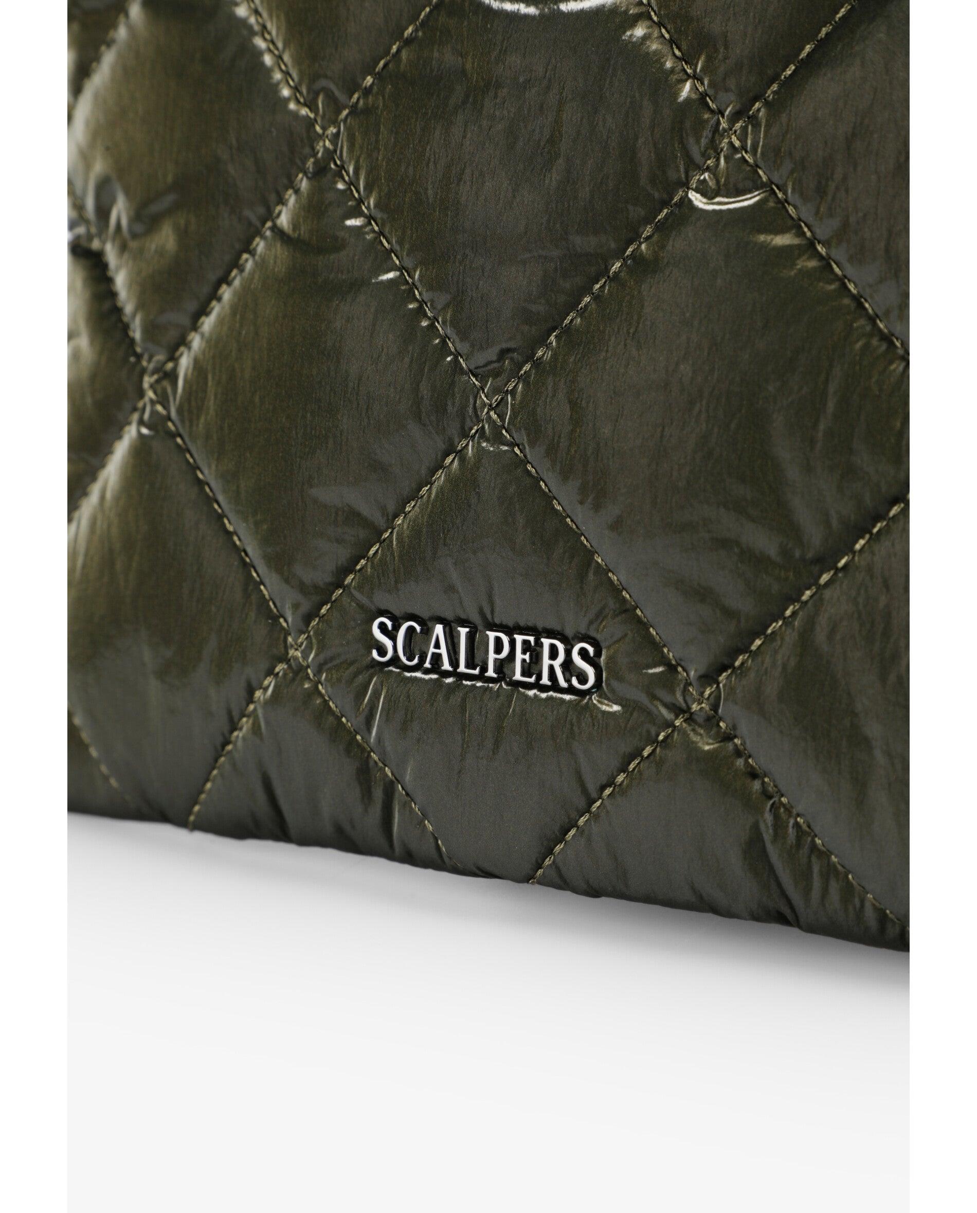 Shopper com Mini Mala Acolchoada Amovível Verde-militar-5
