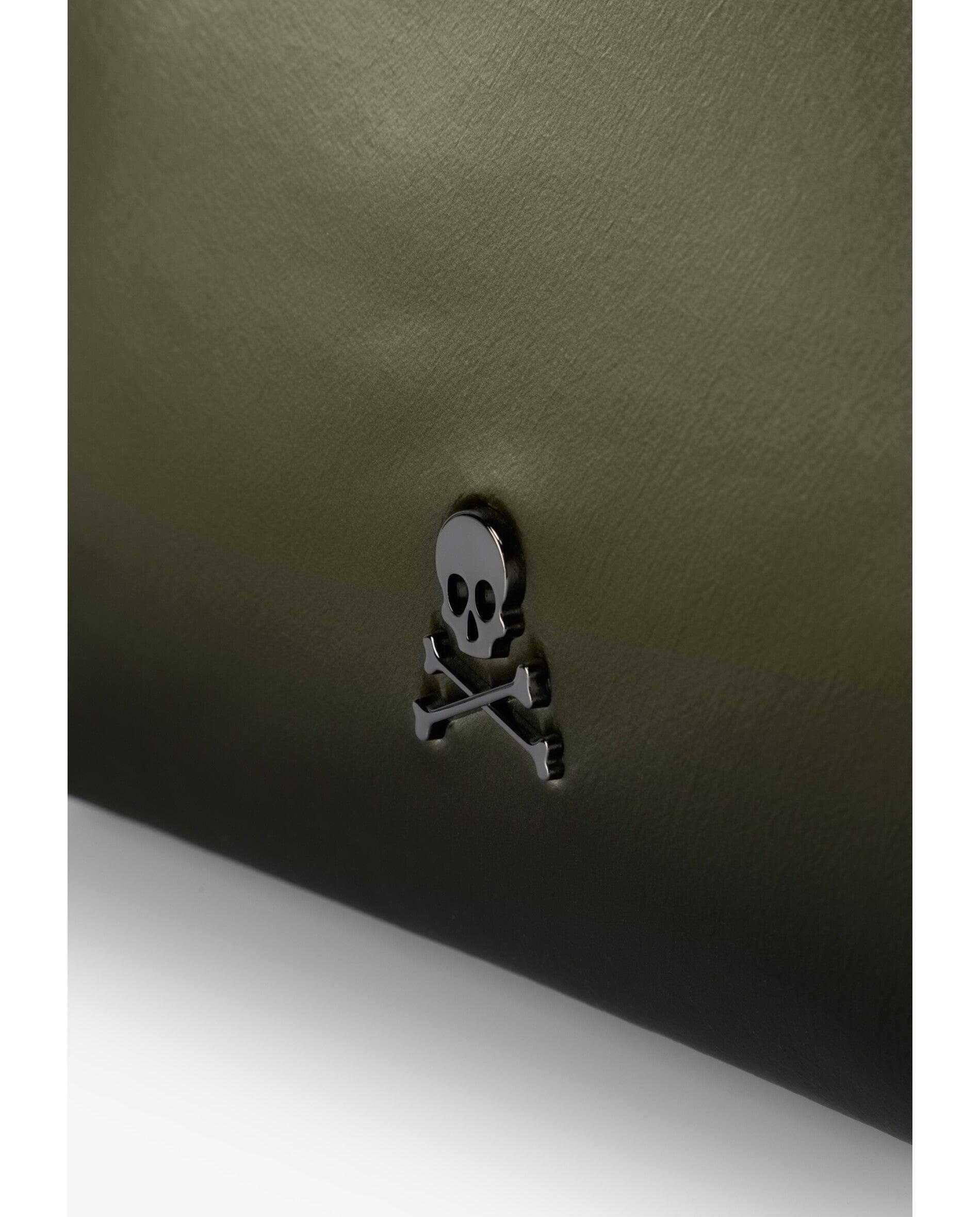 Shopper com Mini Mala Acolchoada Amovível Verde-militar-7