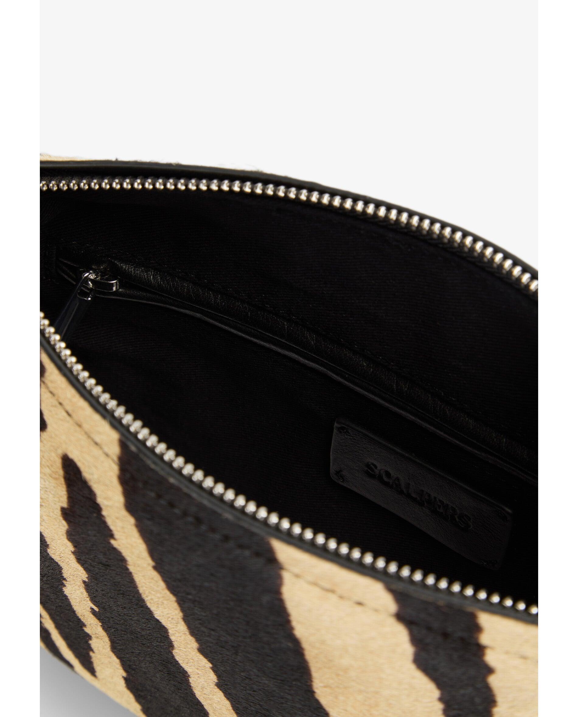Mala de Ombro Retangular de Pele com Estampado Animal Print Multicolor-6