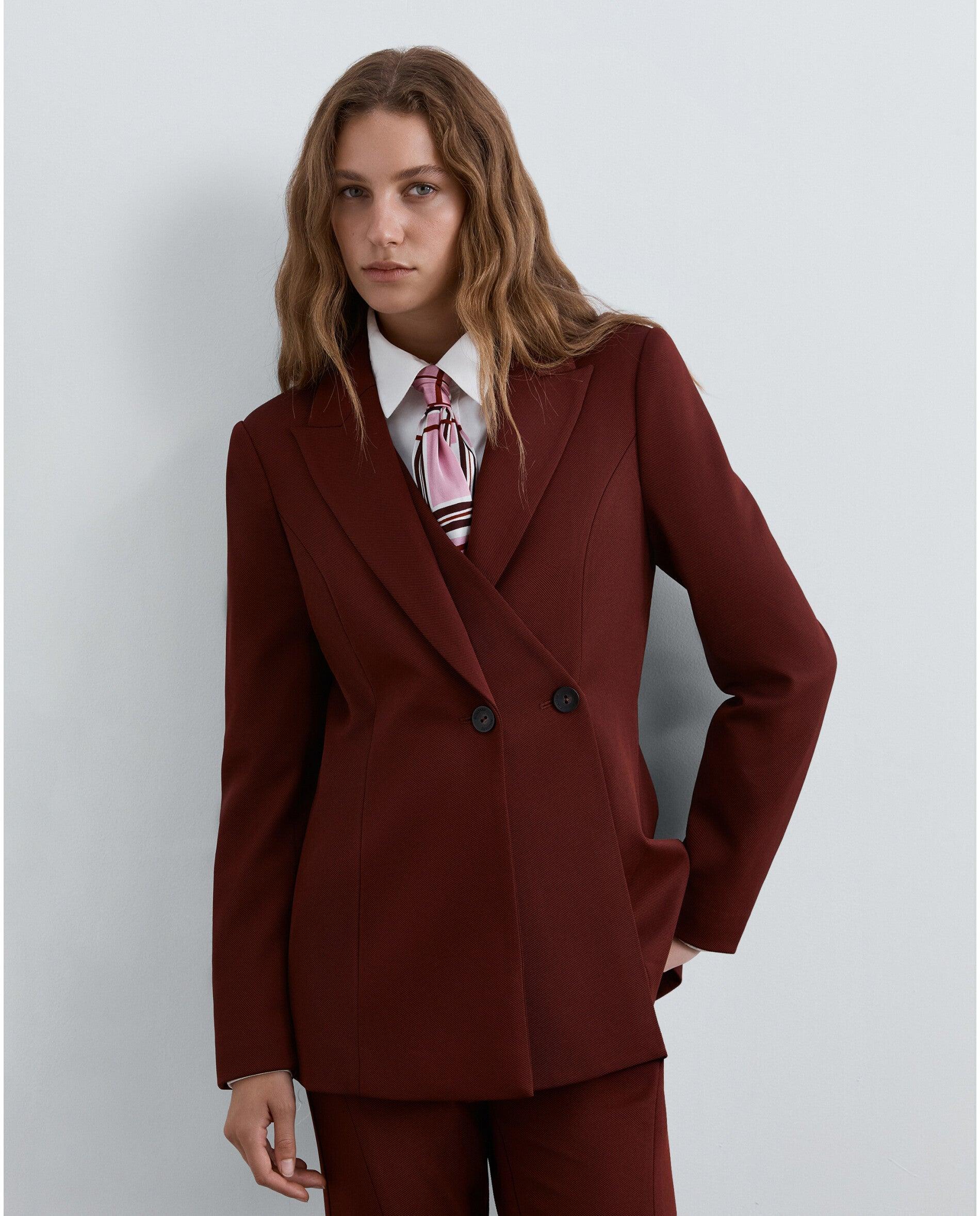 Imagem 0 de Blazer Regular Fit com Fecho Duplo de Botão