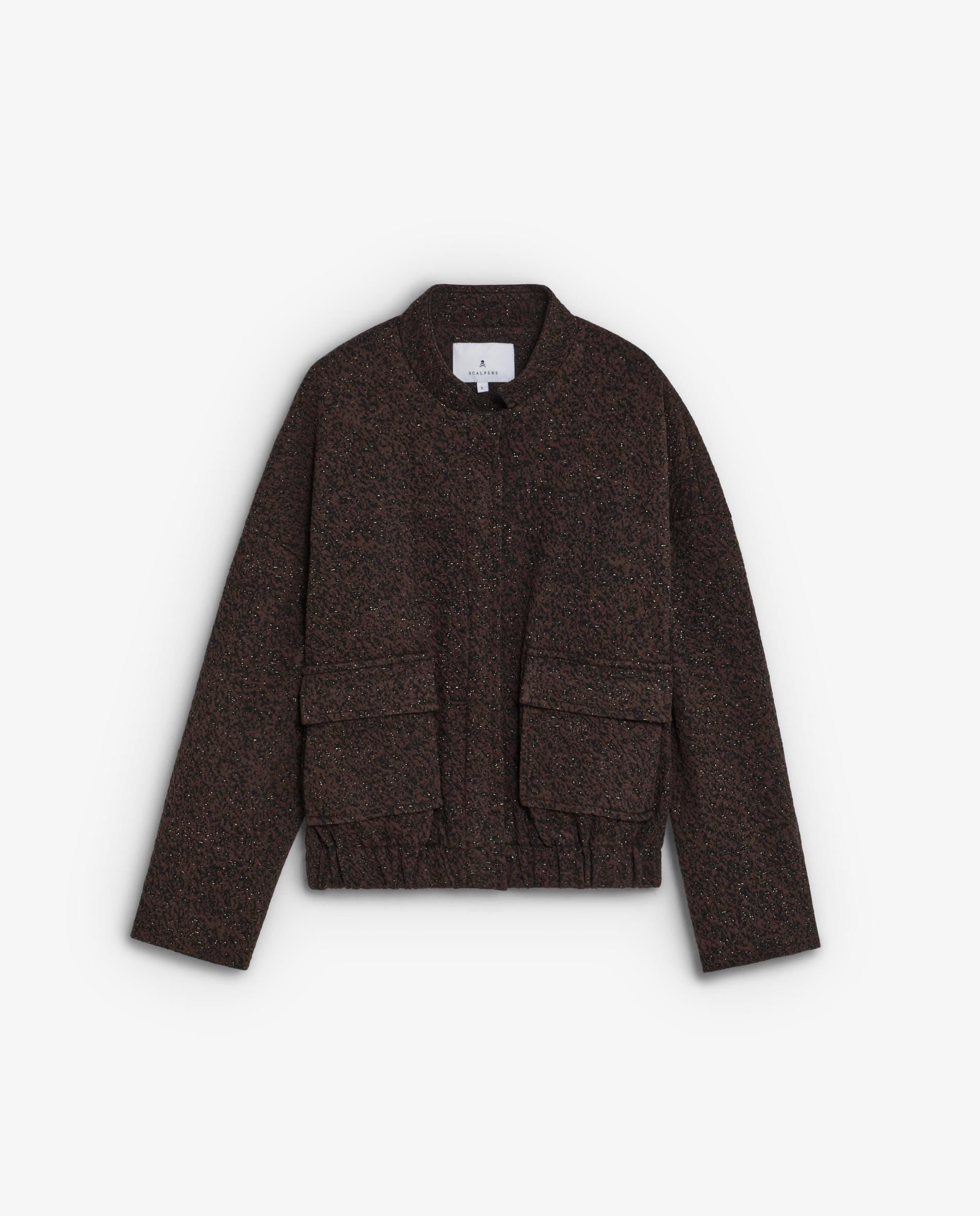 Imagem 0 de Bomber com Fecho Zip e Fio Metalizado