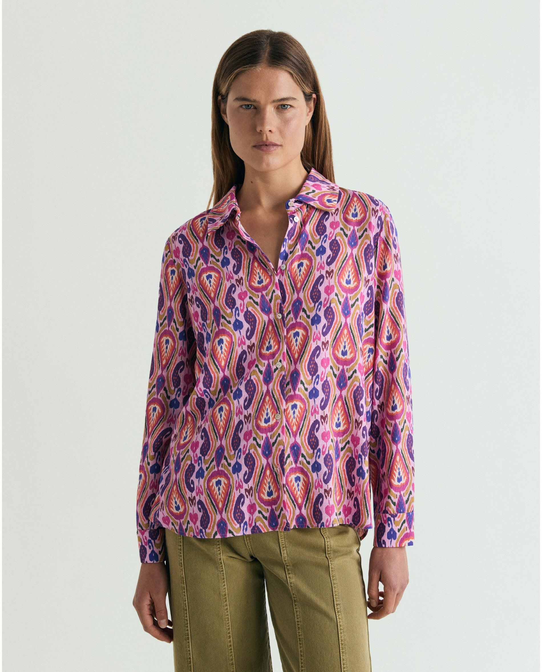 Imagem 0 de Camisa Estampada em Tecido Fluido
