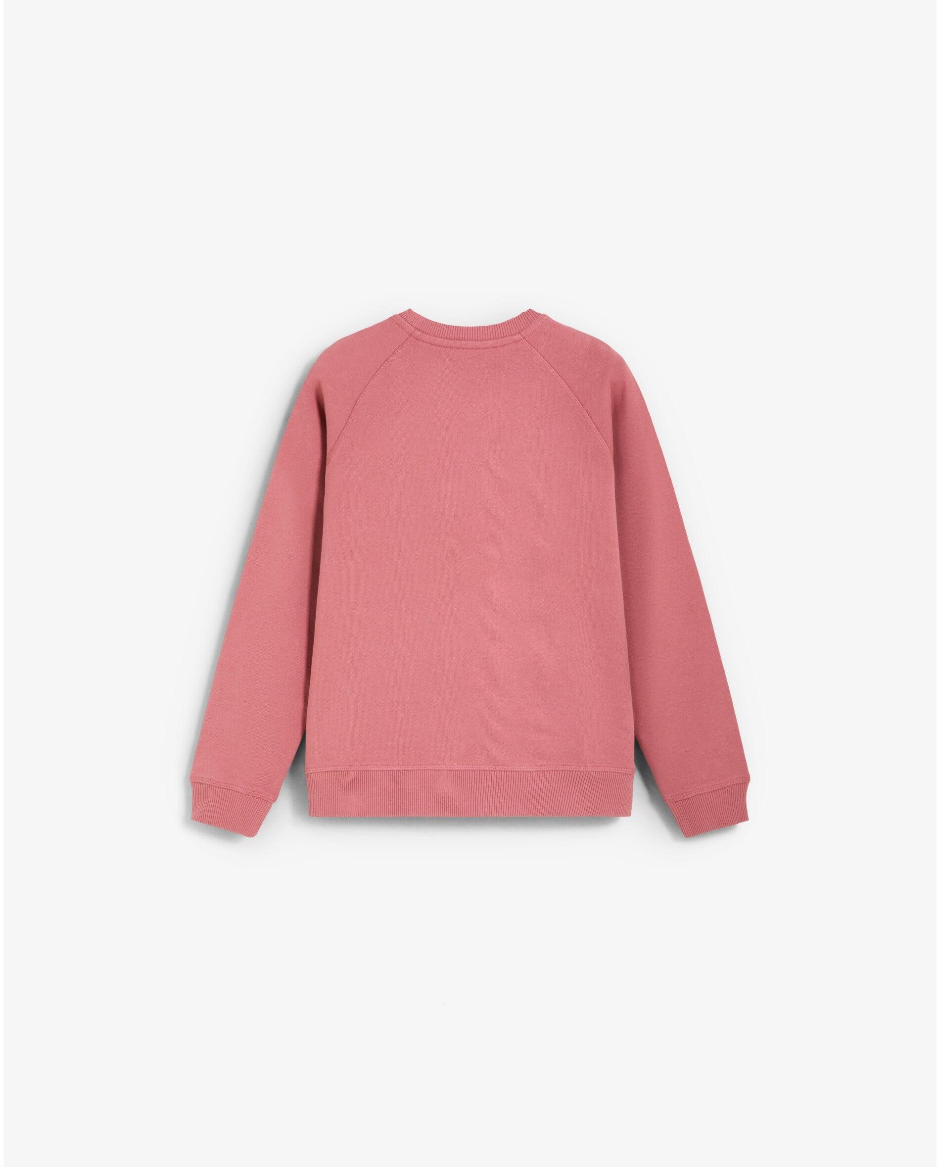 Sweatshirt Infantil com Gola Redonda e Patch Frontal em Forma de Caveira Rosa-2