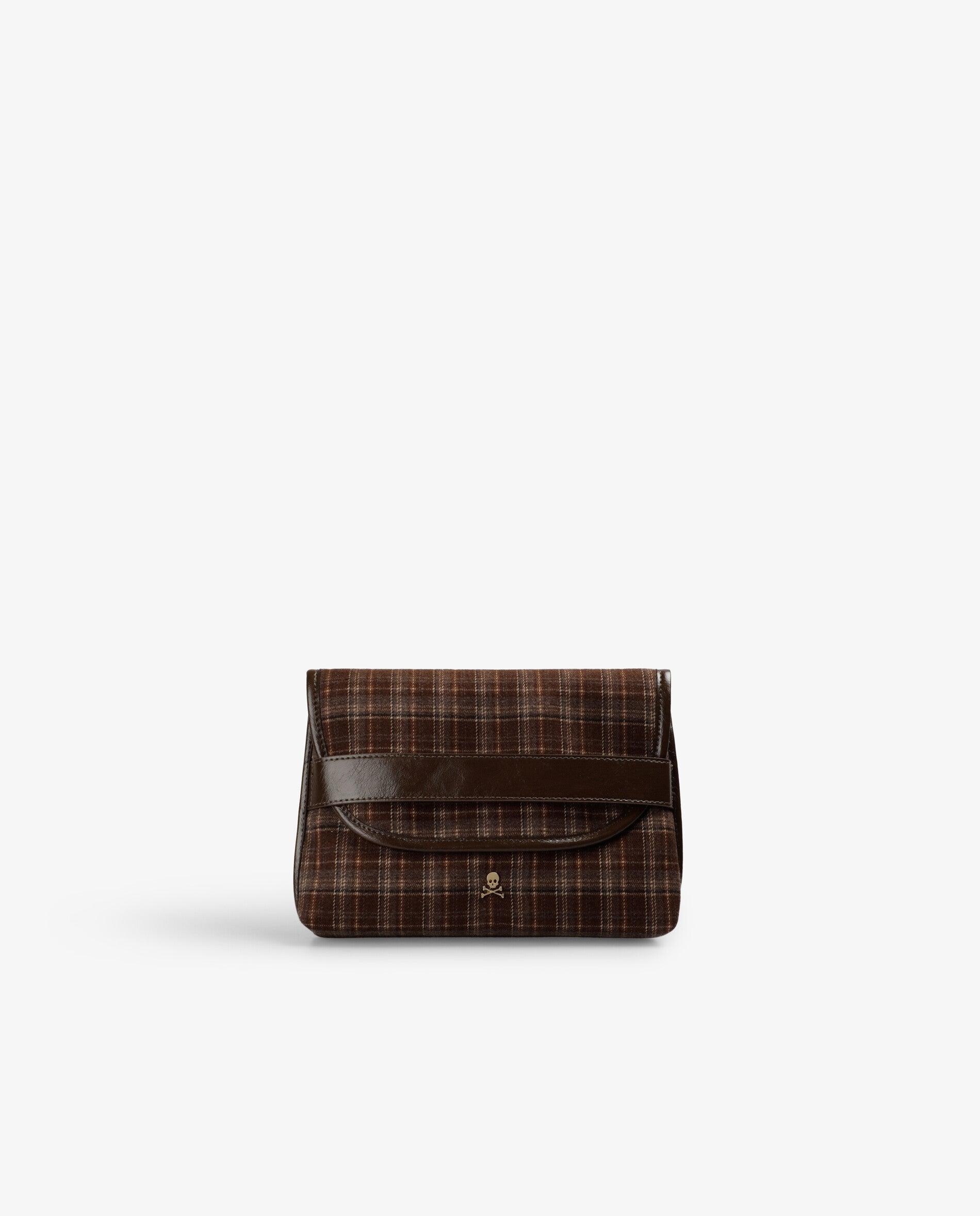 Imagem 0 de Necessaire em Tecido com Estampado Aos Quadrados