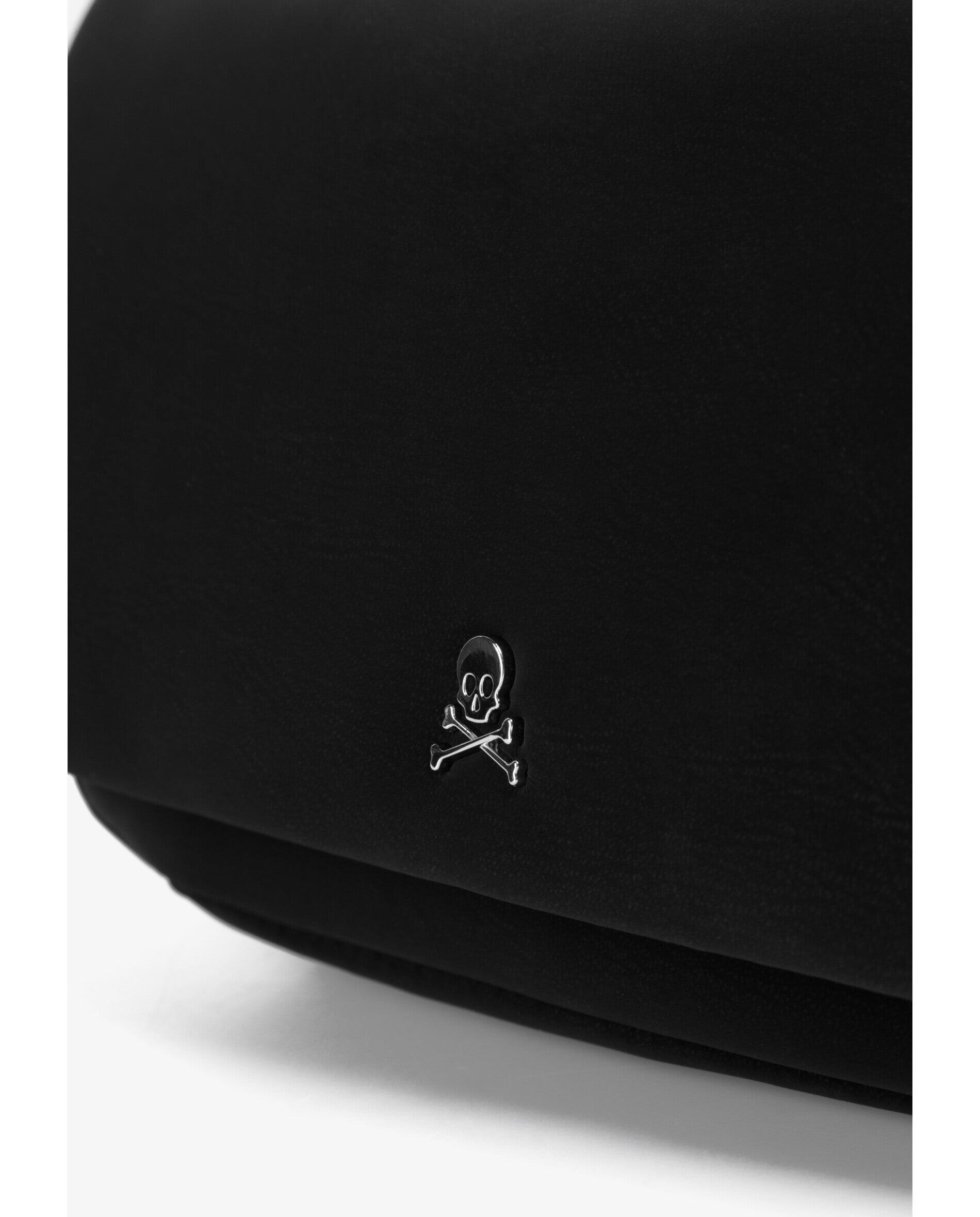 Mala de Ombro com Aba e Alça de Corrente Preto-5