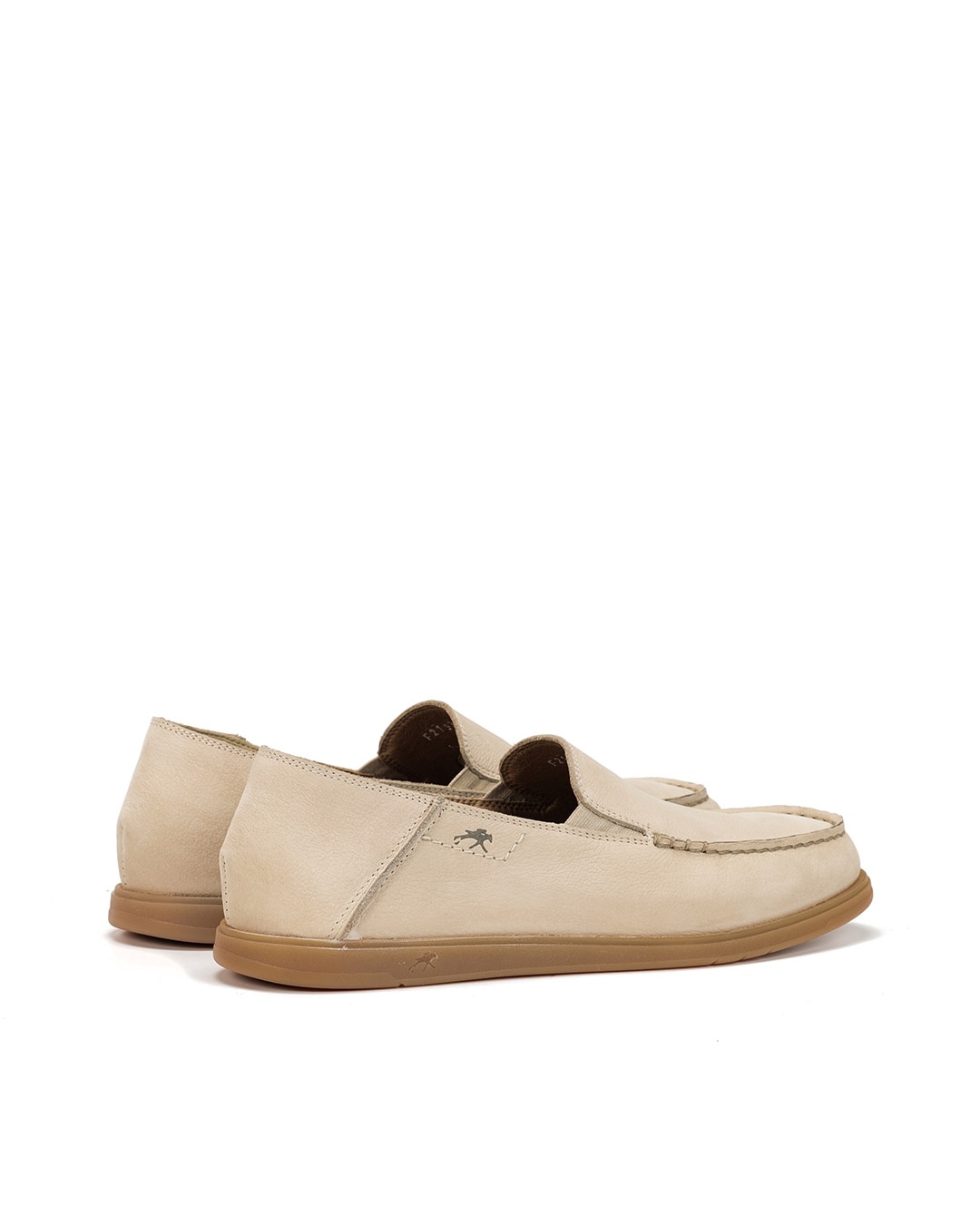 Mocassins Fabricados em Nobuck Branco-3