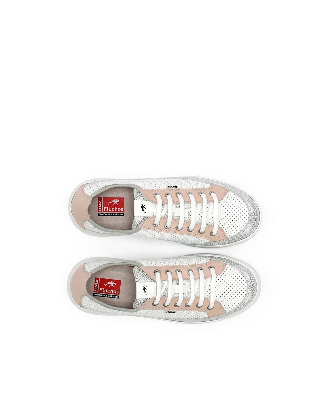 Sapatos de Cordões Fabricados em Pele Cinzento-5