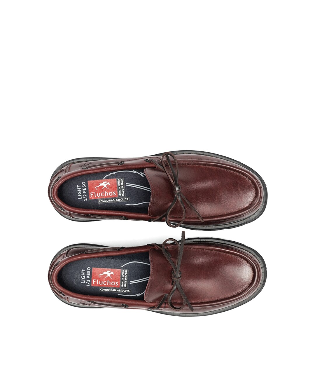 Náuticos Fabricados em Pele Vermelho-5