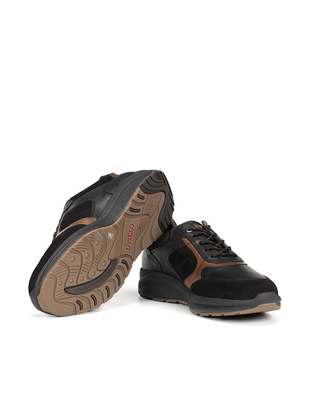 Sapatos de Cordões Fabricados em Nobuck Preto-4