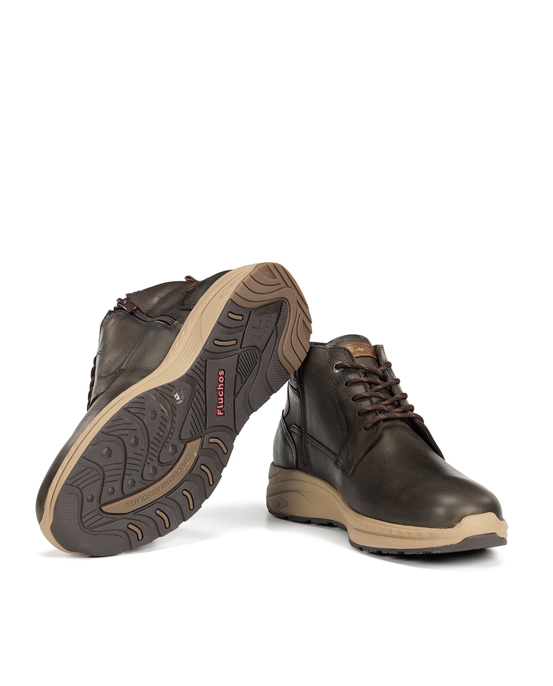 Botins Fabricados em Nobuck Verde-escuro-4