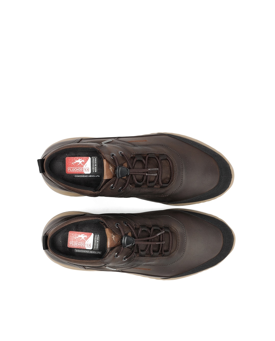 Botas Fabricadas em Impermeável Castanho-escuro-5