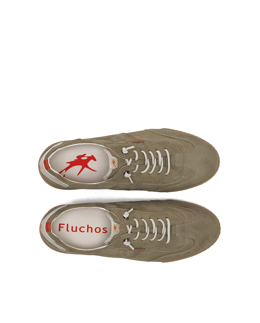 Sapatos de Cordões Fabricados em Nobuck Verde-5