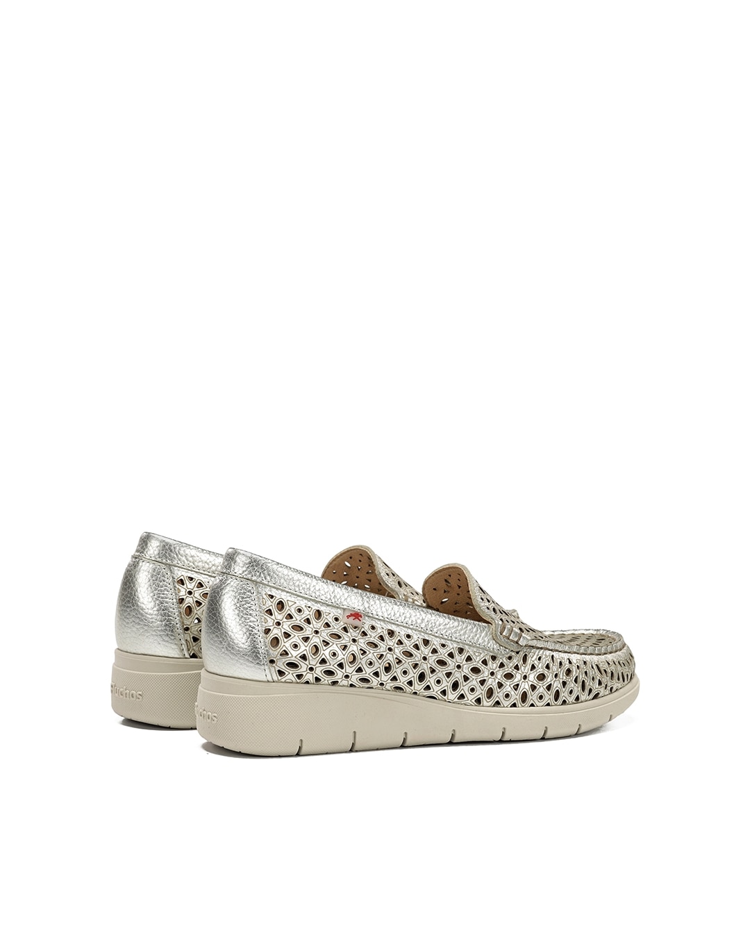 Mocassins Fabricados em Pele Ouro-3