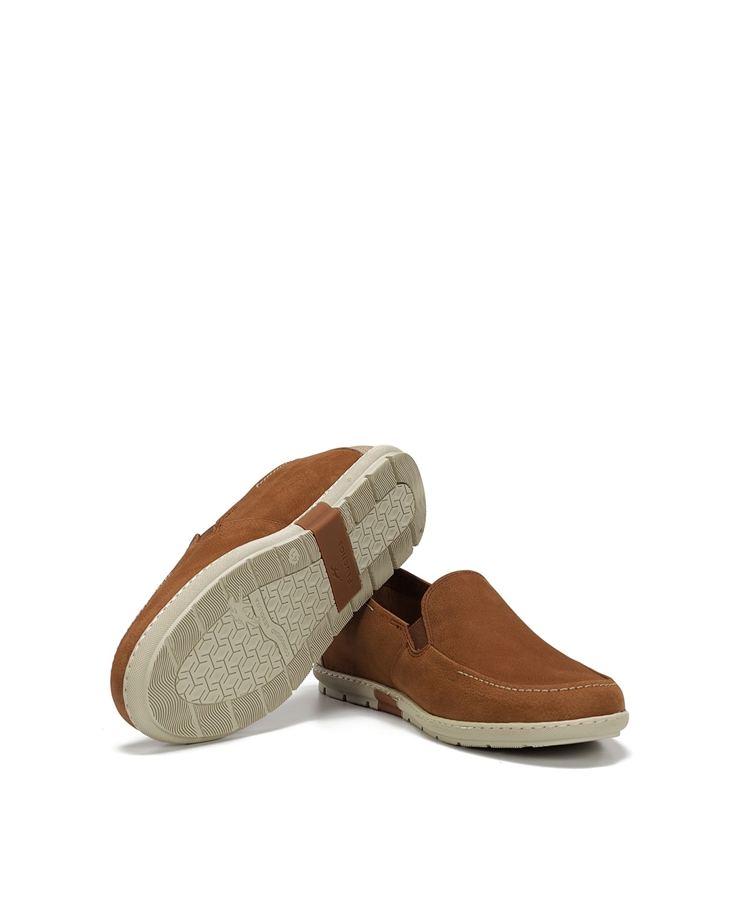 Mocassins Fabricados em Nobuck Castanho-4